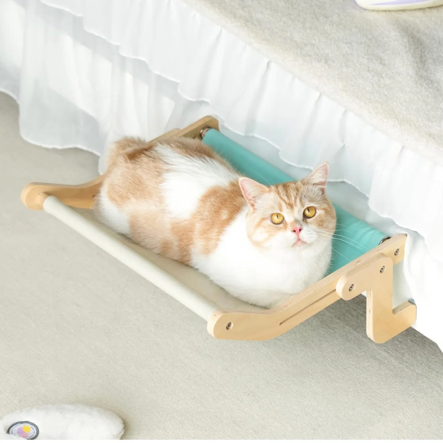 Cat Window Habitat Lounger Mount Hammock Window Seat Bed Fram image indicator(5)