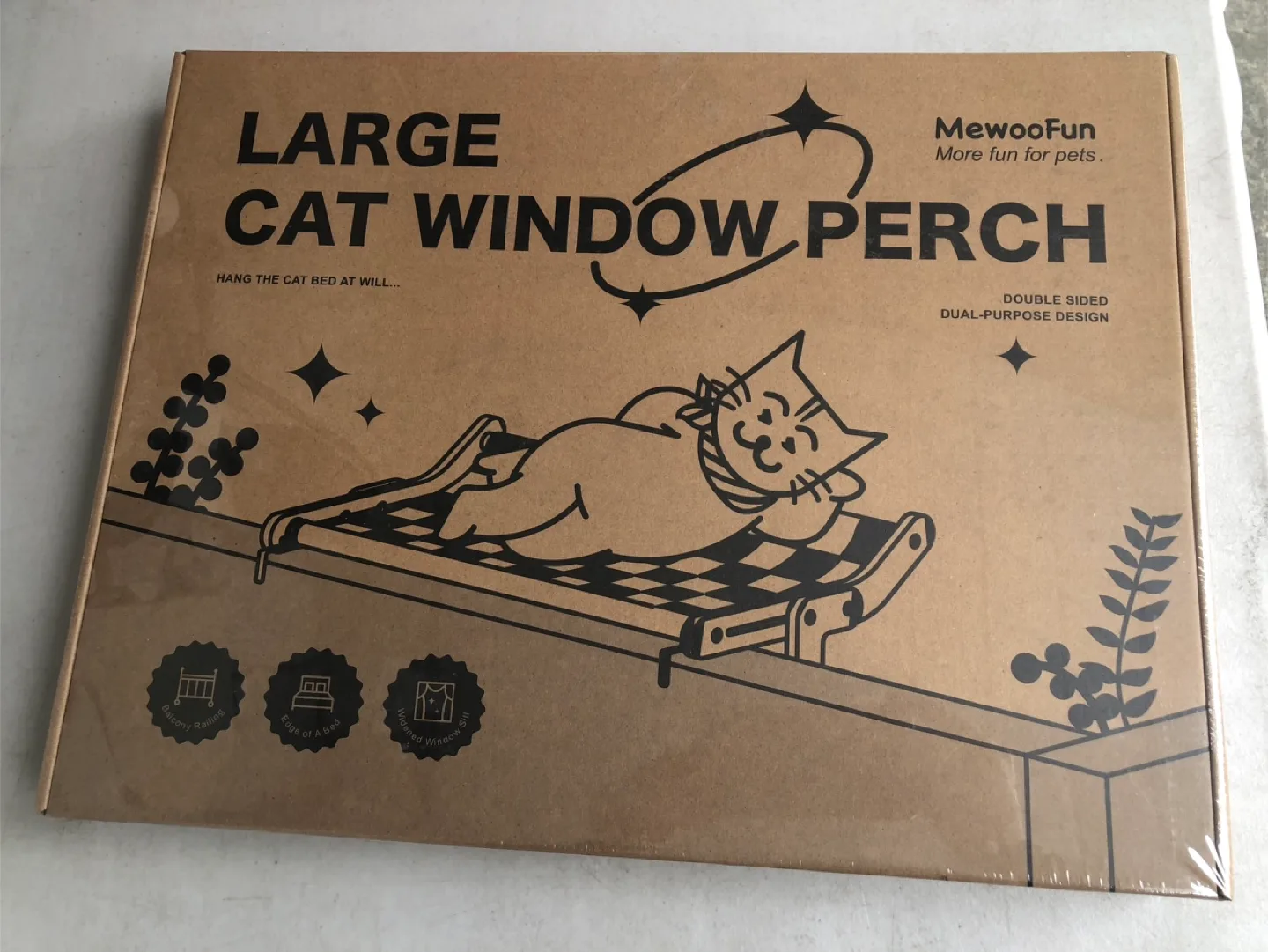 Cat Window Habitat Lounger Mount Hammock Window Seat Bed Fram image indicator(7)