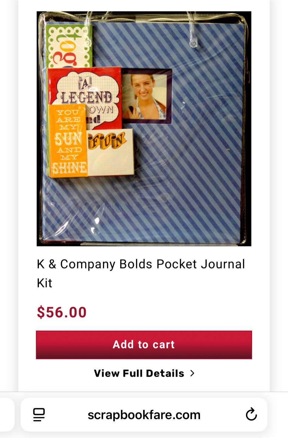 K & Company Bolds Pocket Journal Kit - photo 3