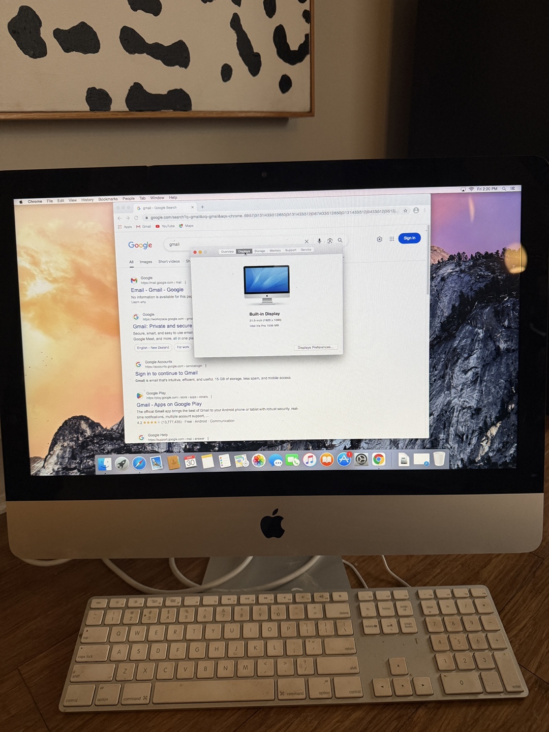 Apple iMac Computer 21.5 inches - photo 3