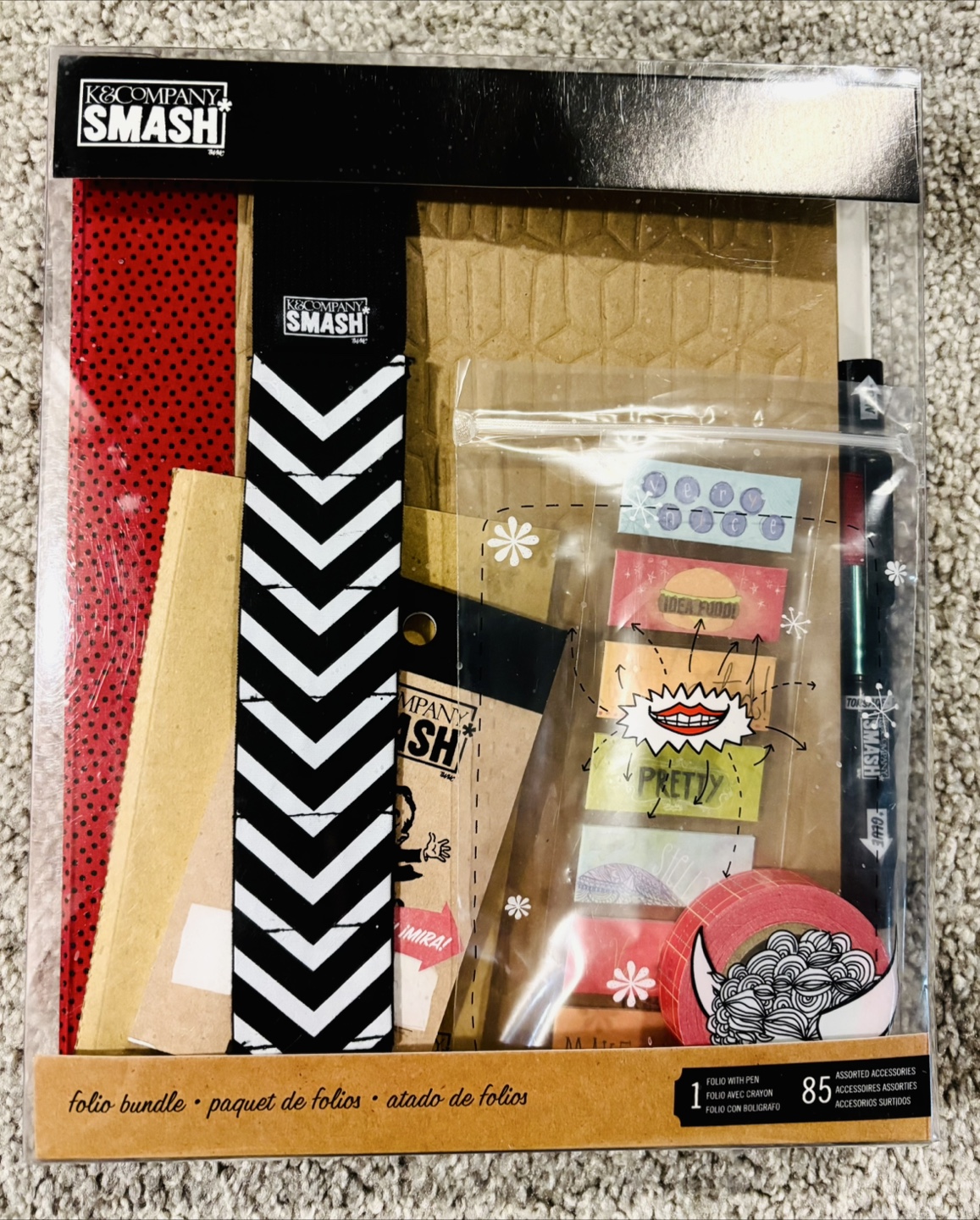 Brand New K&Company Smash Folio Bundle