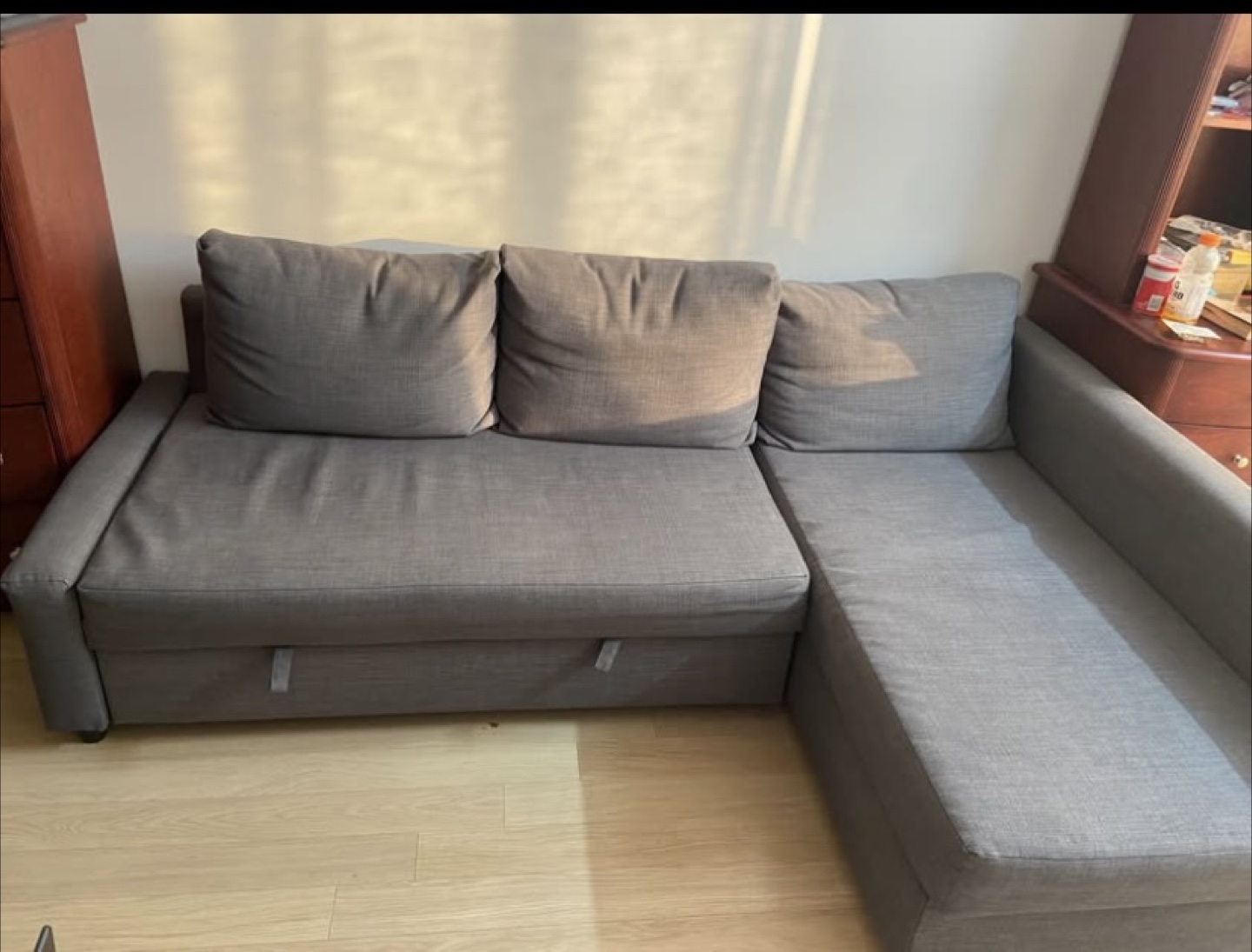 Grey Sectional Sofa Bed - photo 2