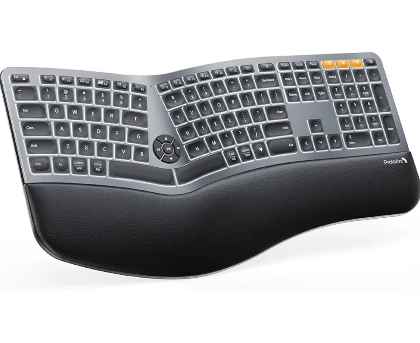 Ergonomic Keyboard with Backlit Keys thumbnail