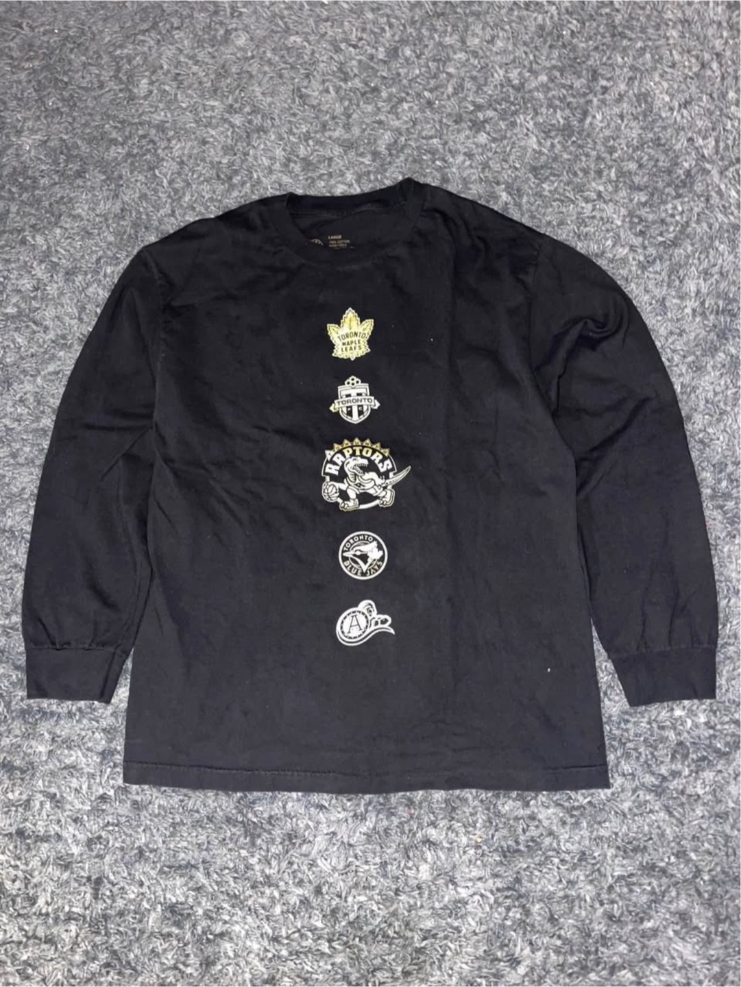 Toronto Raptors Drake Night Long Sleeve T-Shirt