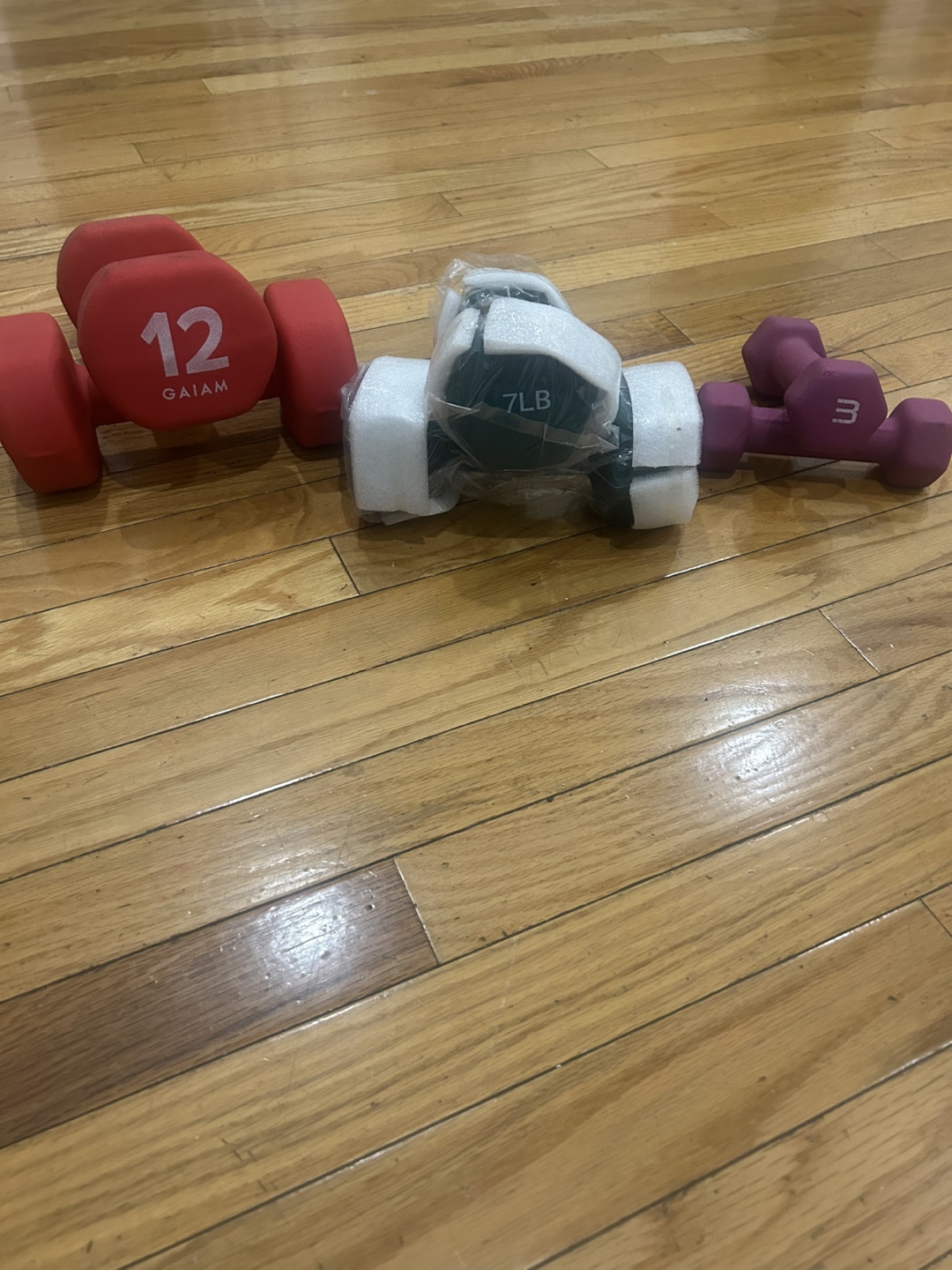Set of Dumbbells Weights