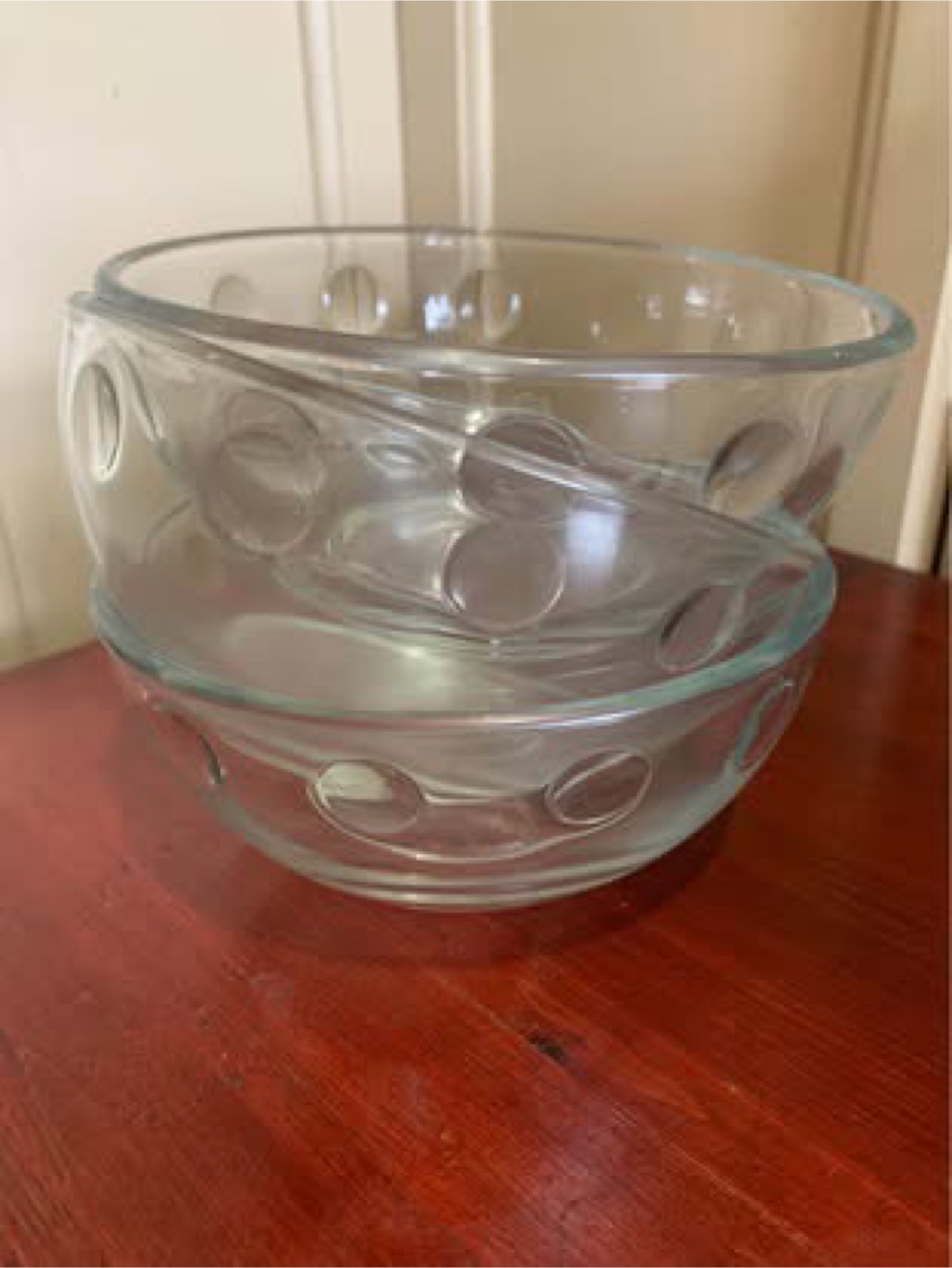 Glass Bowl and Plate Set - photo 4