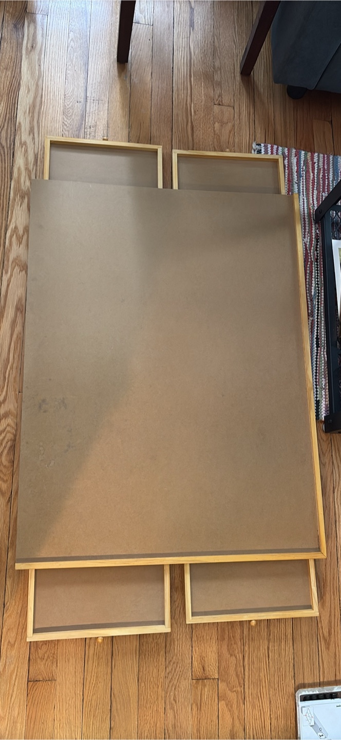Wooden puzzle board