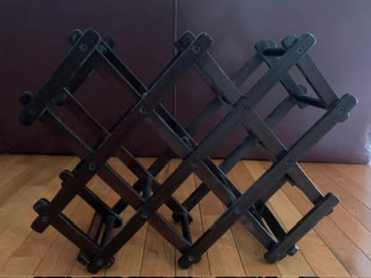 Wooden Accordion Style Wine Rack