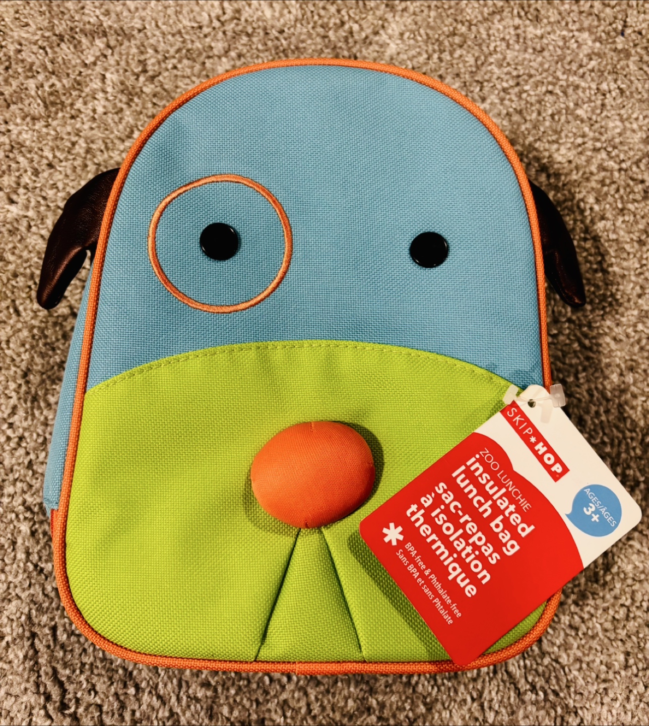 Skip Hop Dog Insulated Lunch Bag