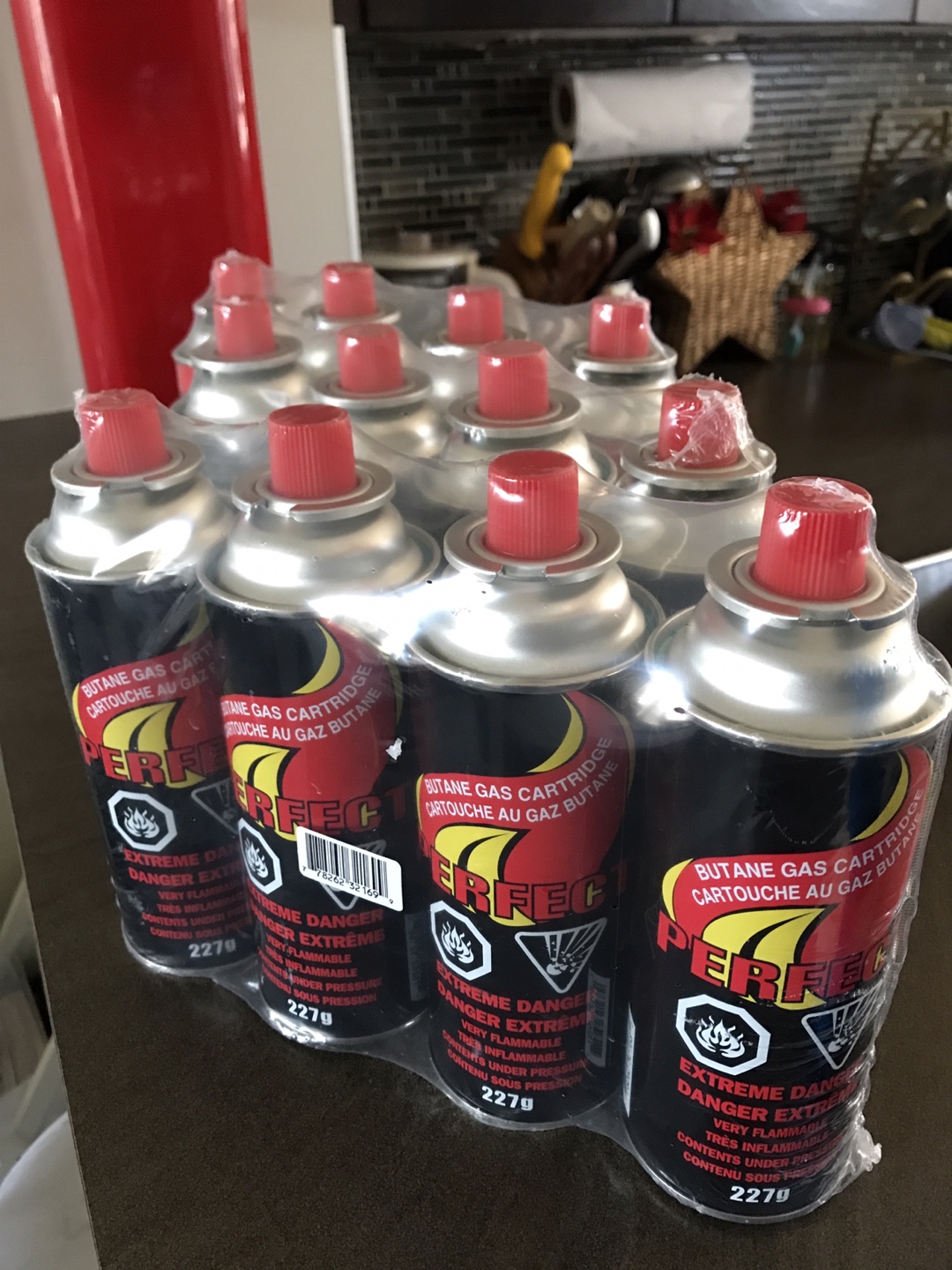 3 packs of Butane Gas Cartridges