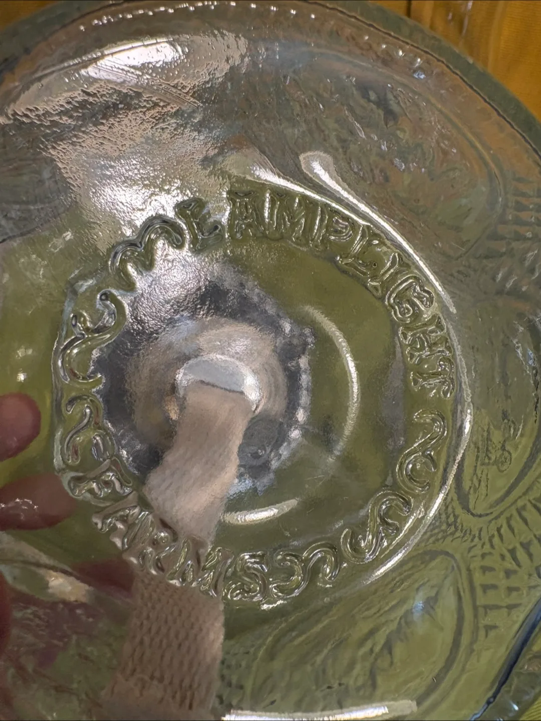 Pair of Vintage Lamplight Farms Large Oil Lamps image indicator(2)