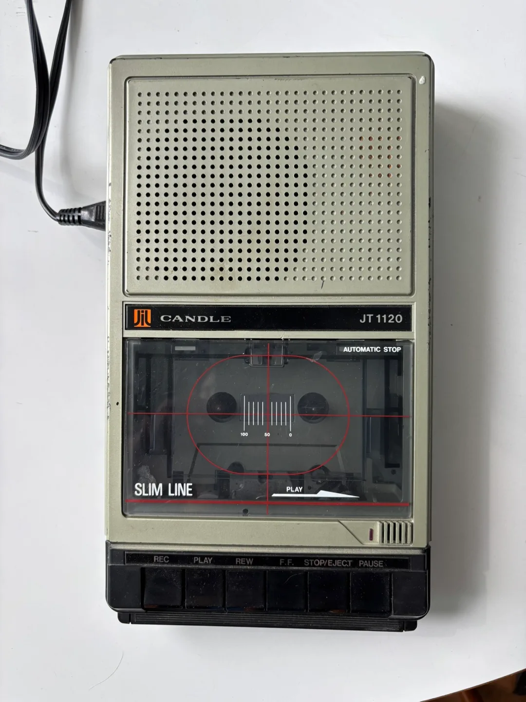 Vintage Candle JT 1120 Cassette Player thumbnail