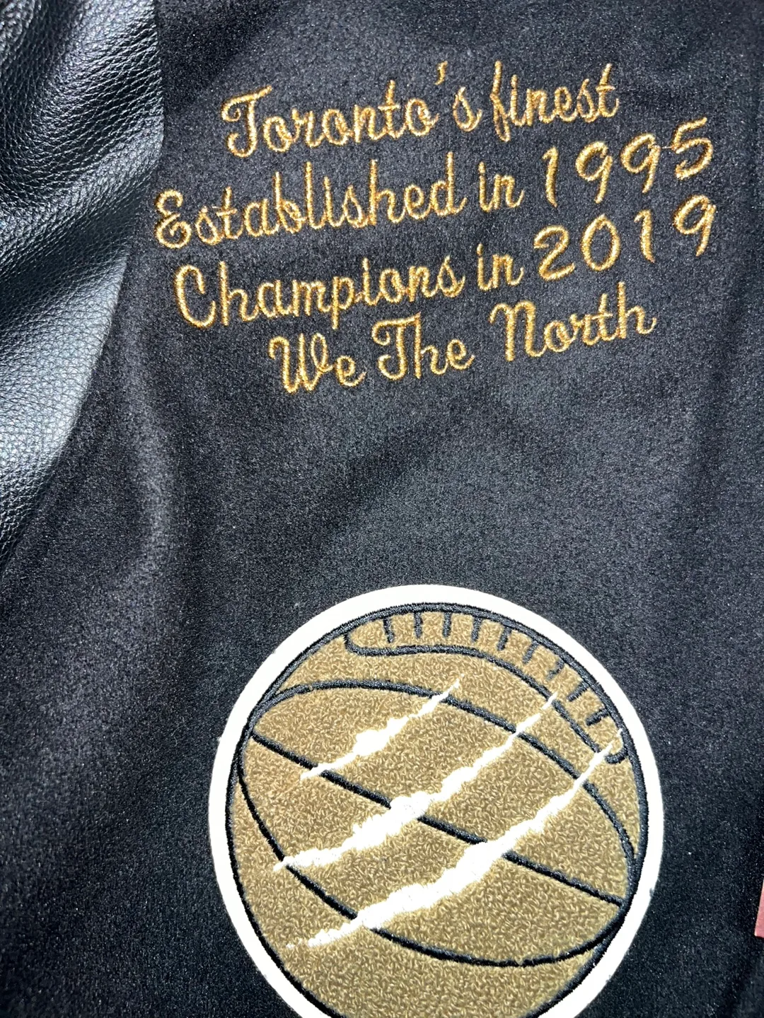 Mens Toronto Raptors M&N Varsity jacket Size Medium image indicator(3)