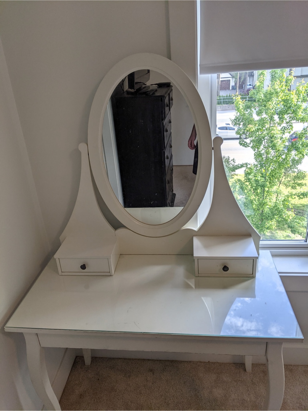 IKEA Hemnes Dressing Table with Mirror