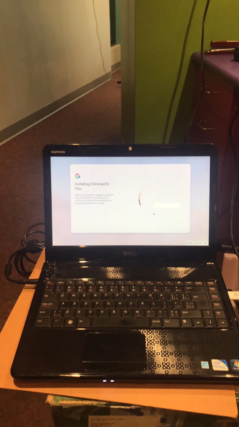 Dell Inspiron Pentium, 4GB RAM, 160GB HDD, ChromeOS Flex thumbnail