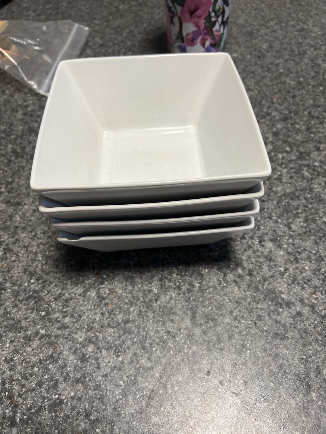 Square Serving Bowls to add to plates being sold