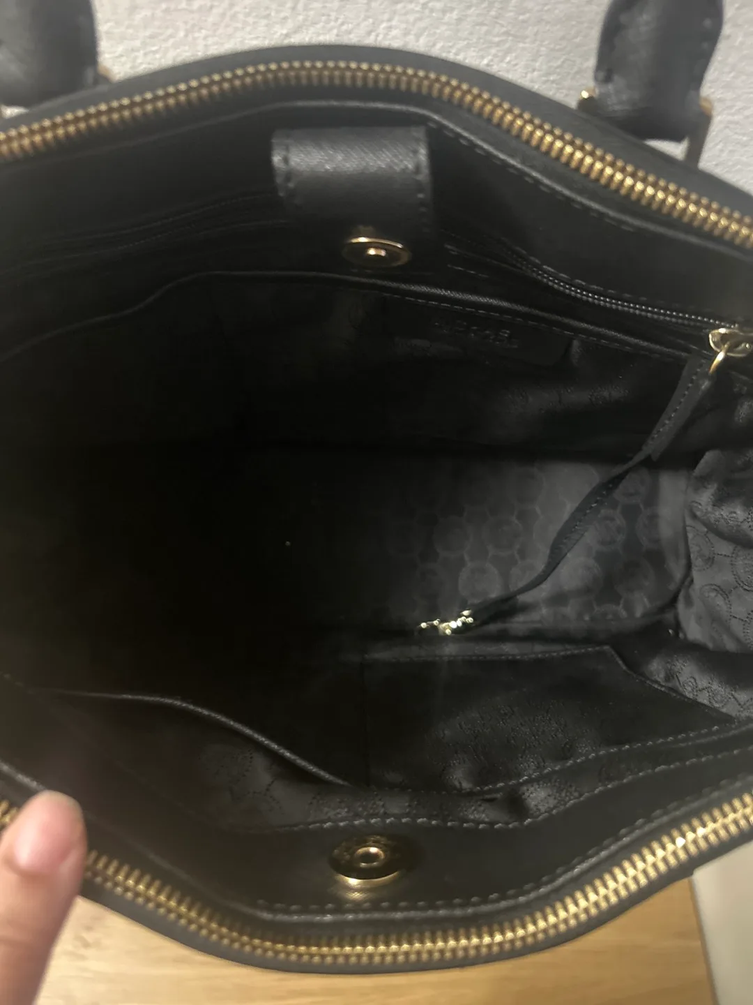 Michael Kors Black Satchel Handbag authentic image indicator(3)