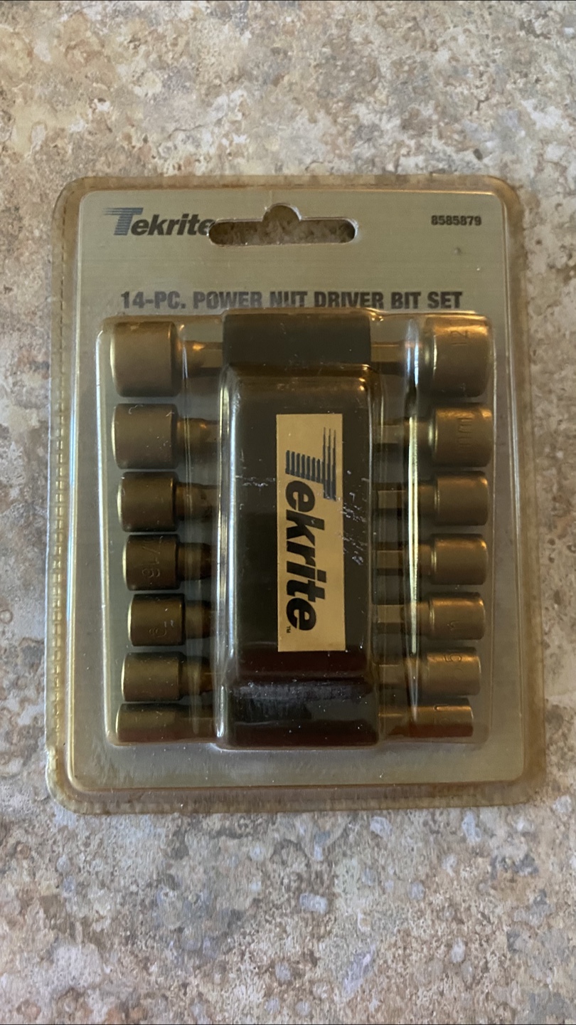 Tekrite 14-PC. Power Nut Driver Bit Set
