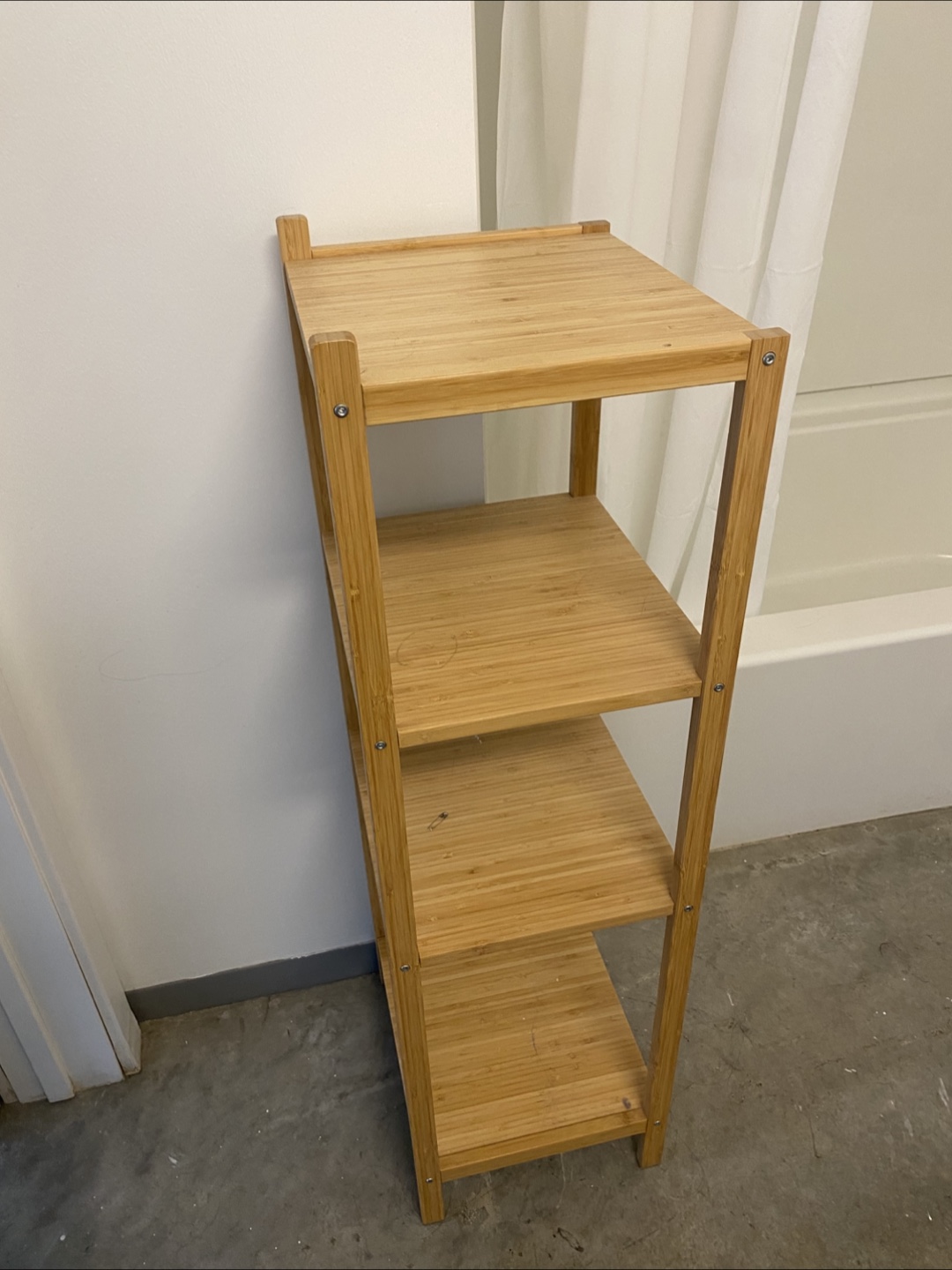 Wooden 4-Tier Shelf