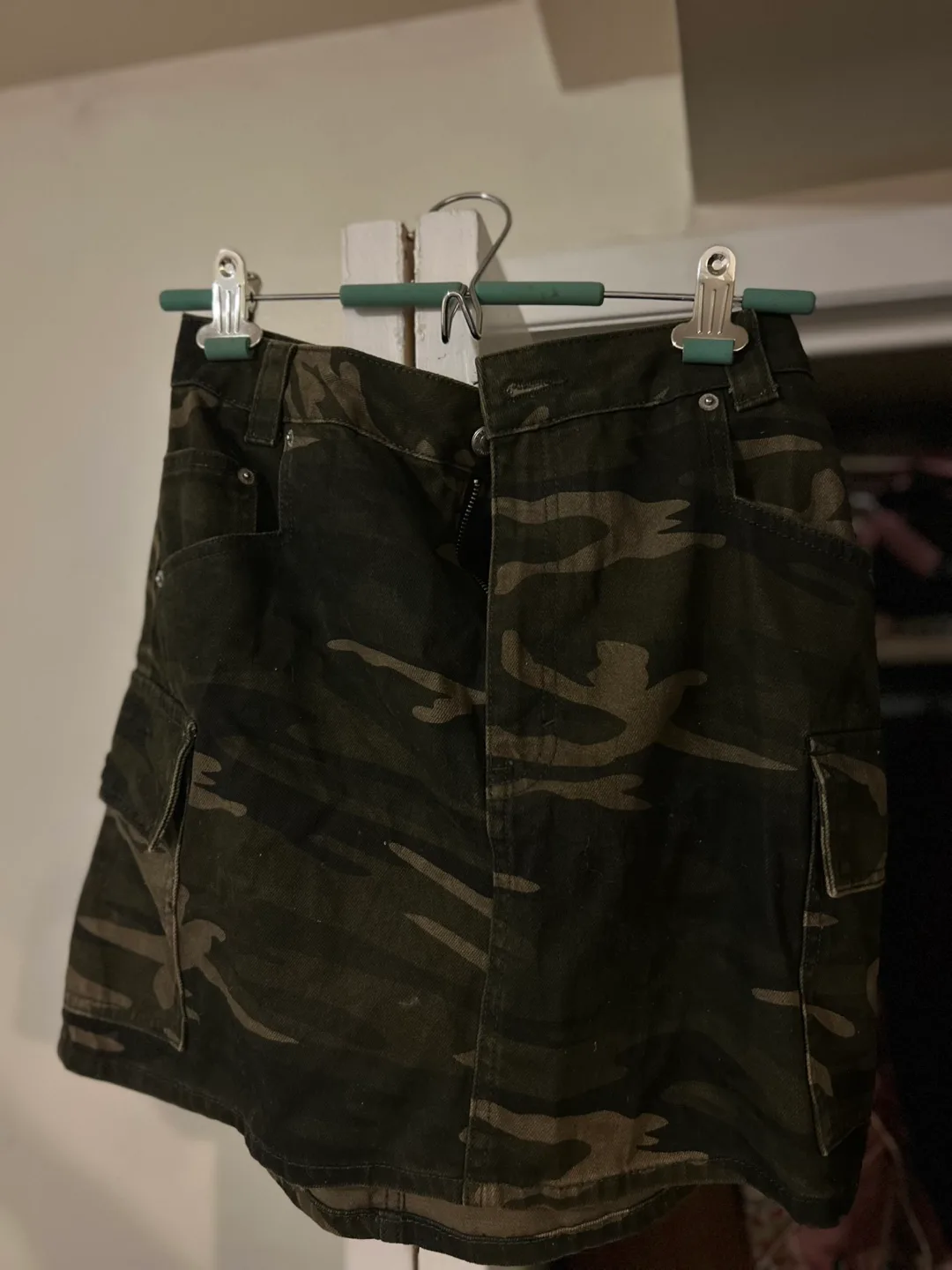 Topshop Camo Skirt thumbnail