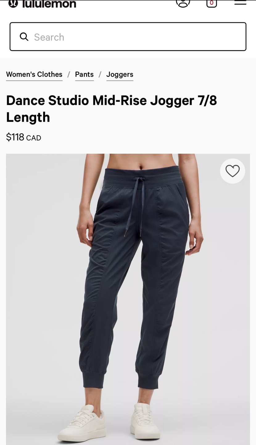Lululemon Dance Studio Mid-Rise Jogger 7/8 Length - photo 2
