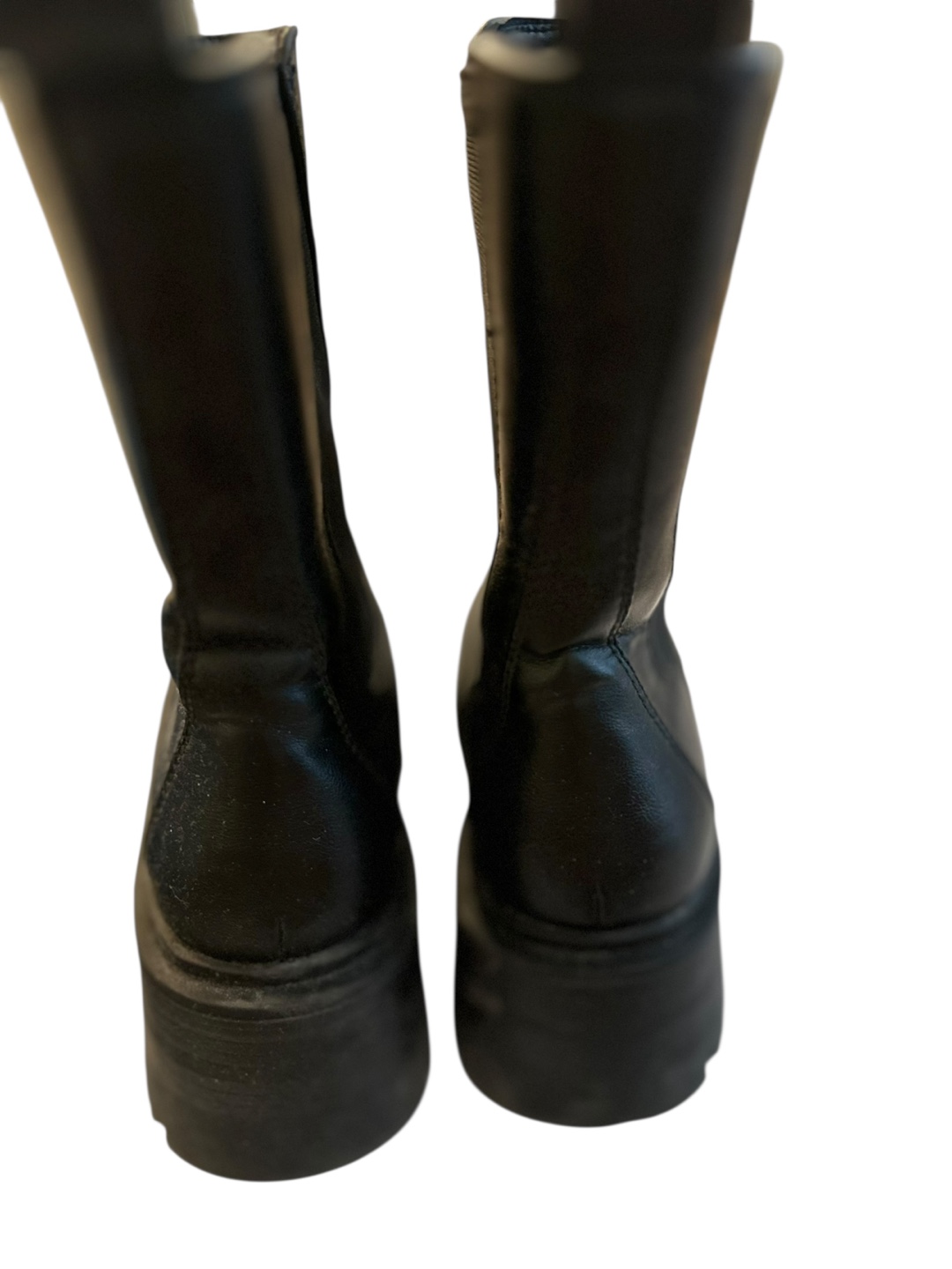 Black Combat Style Boots - photo 2