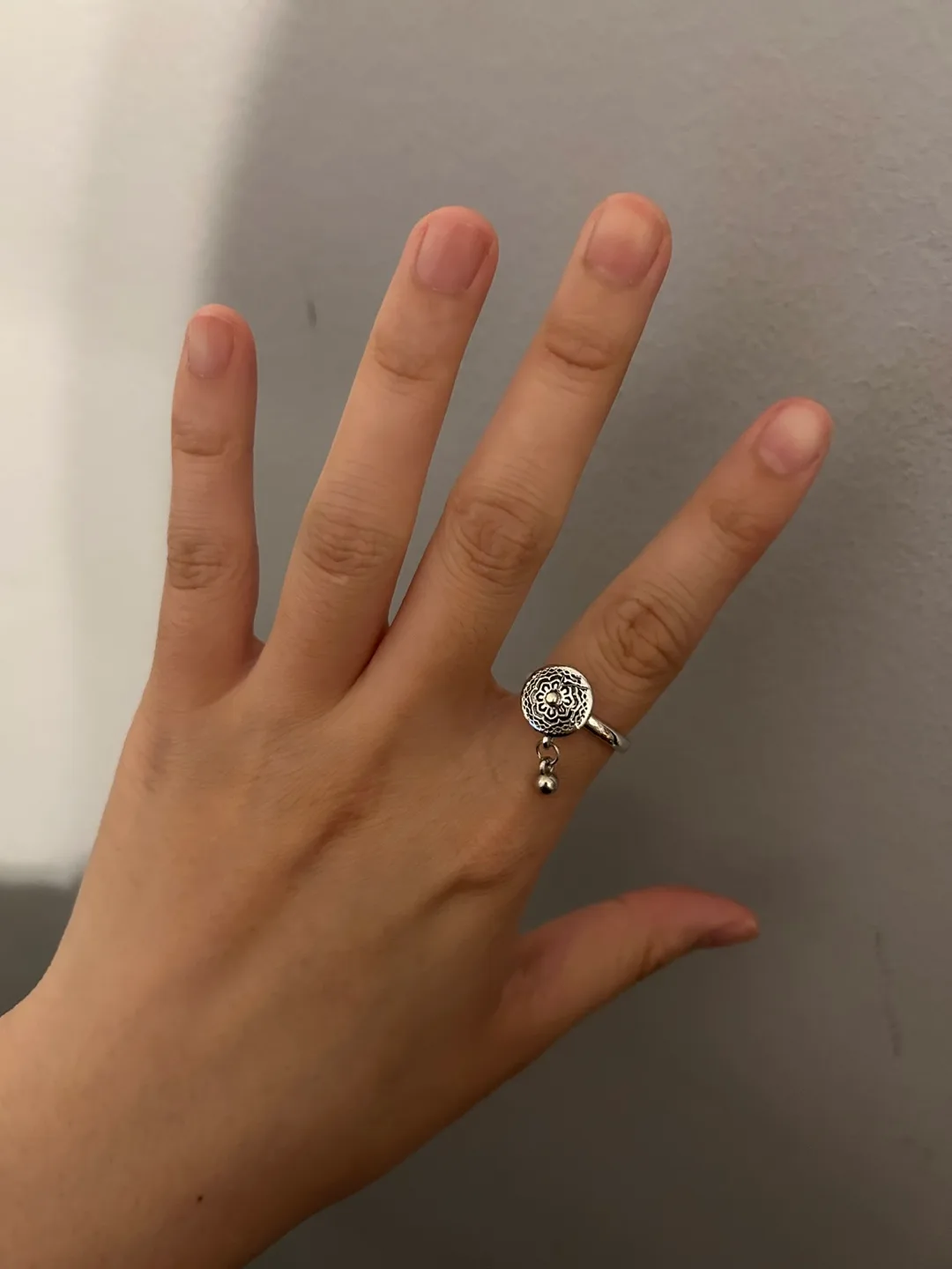 Silver Ring fidget, spinner, anxiety, stress relief ring thumbnail