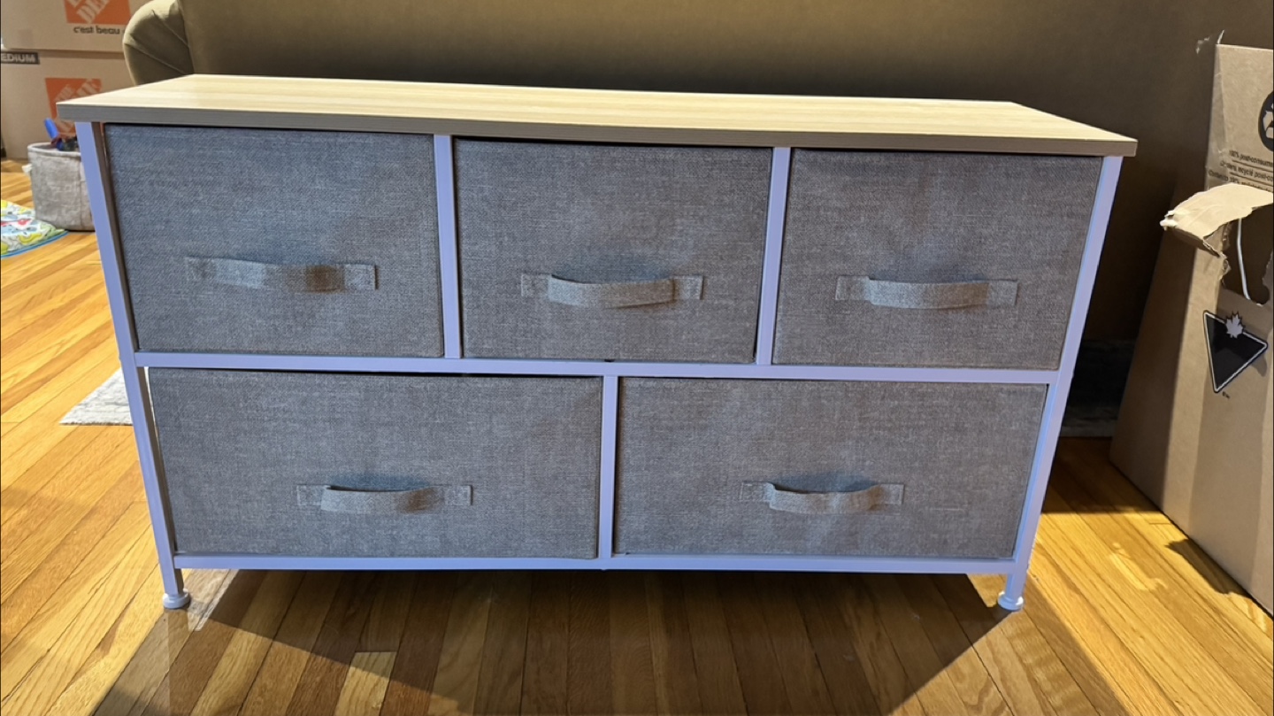 Fabric Drawer Dresser