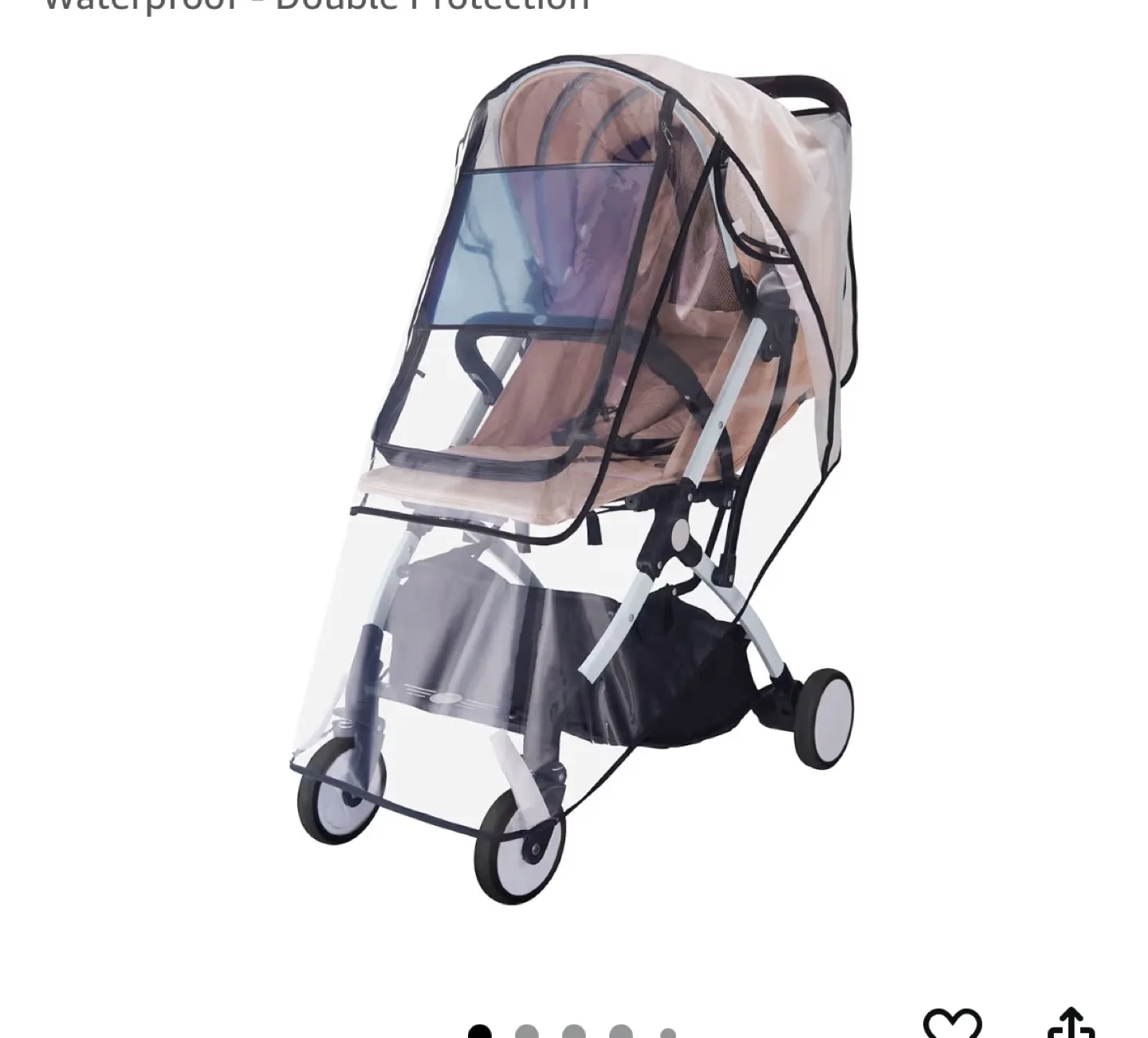 Universal Baby Stroller Rain Cover thumbnail