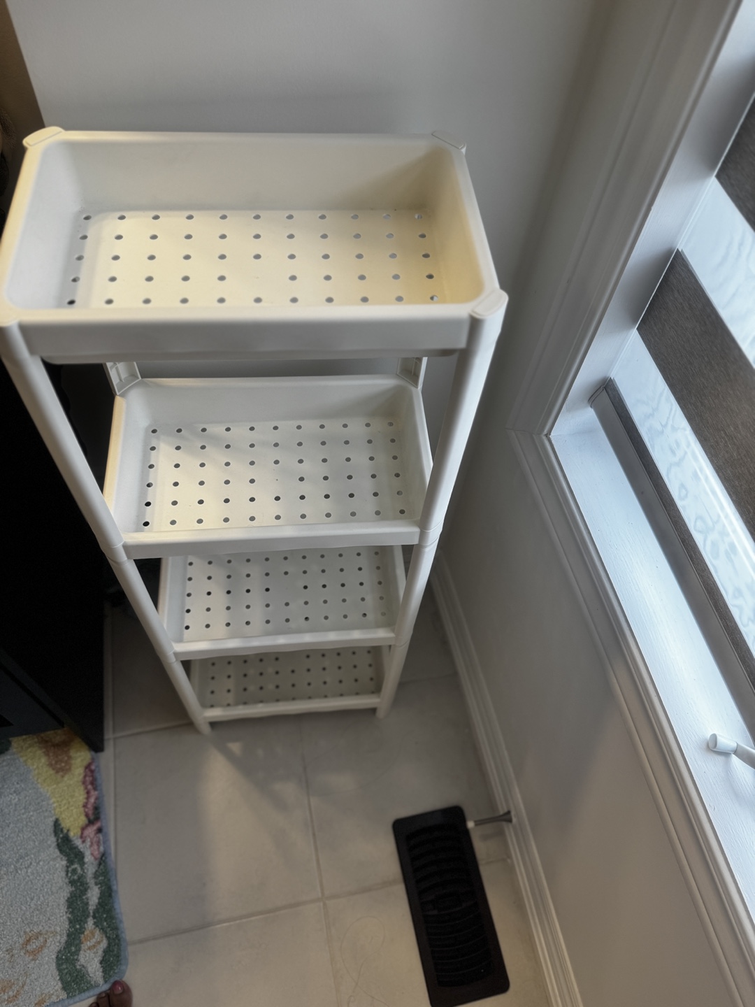 White Shelving Unit
