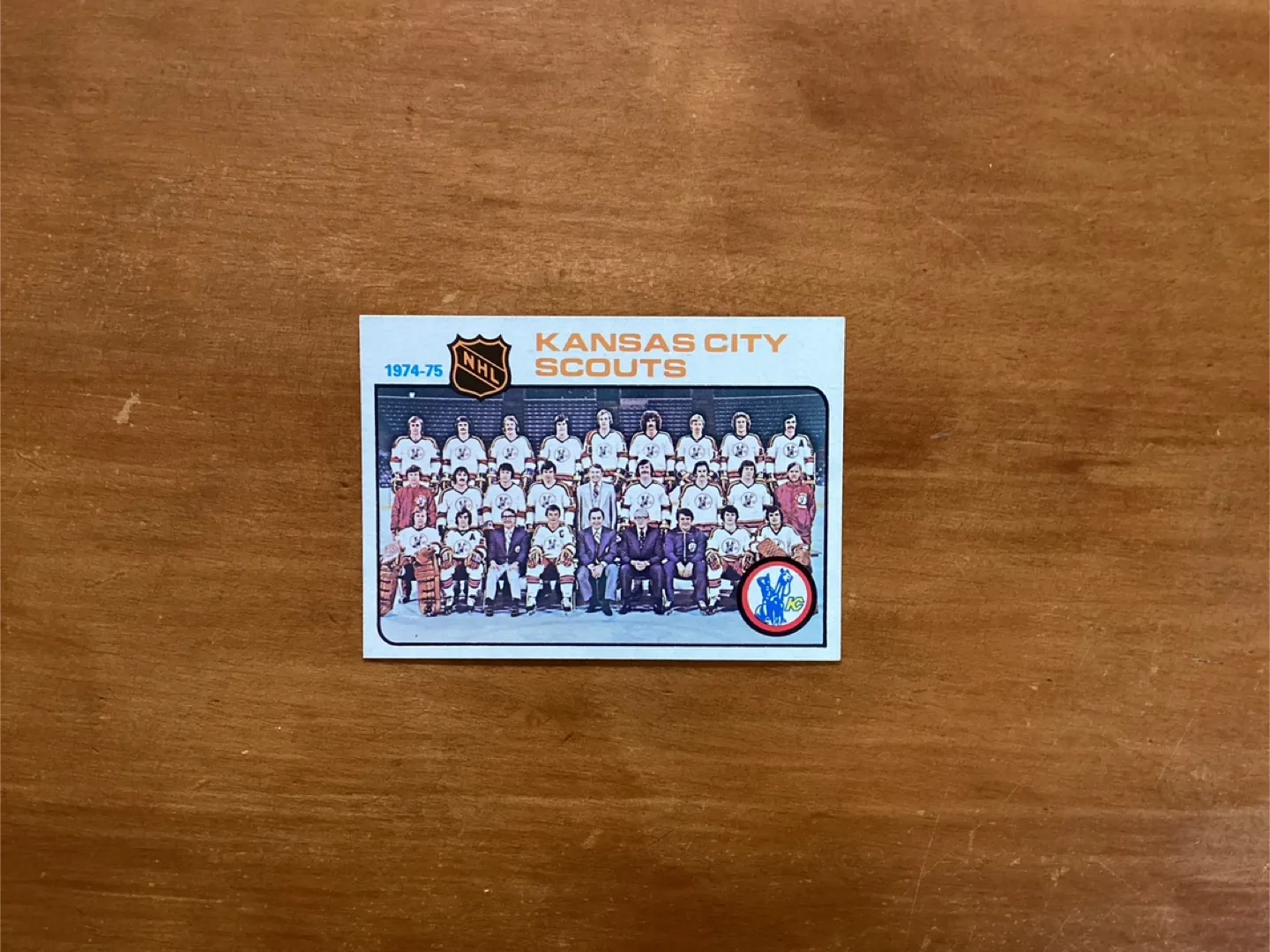 1974-75 TOPPS NHL KANSAS CITY SCOUTS Card # 88! image indicator(3)