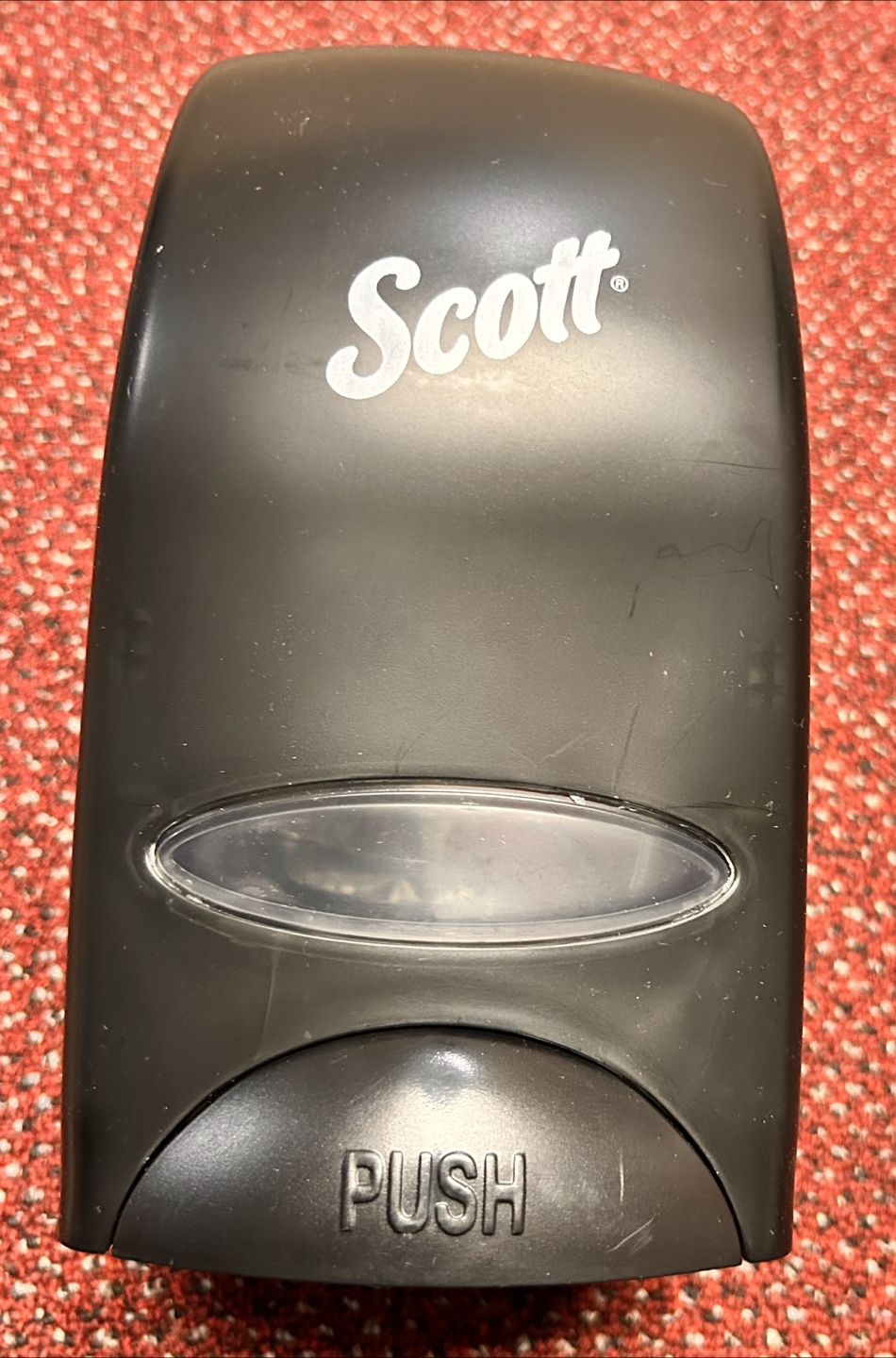 Scott Essential Manual Skin Care soap Dispenser, Black