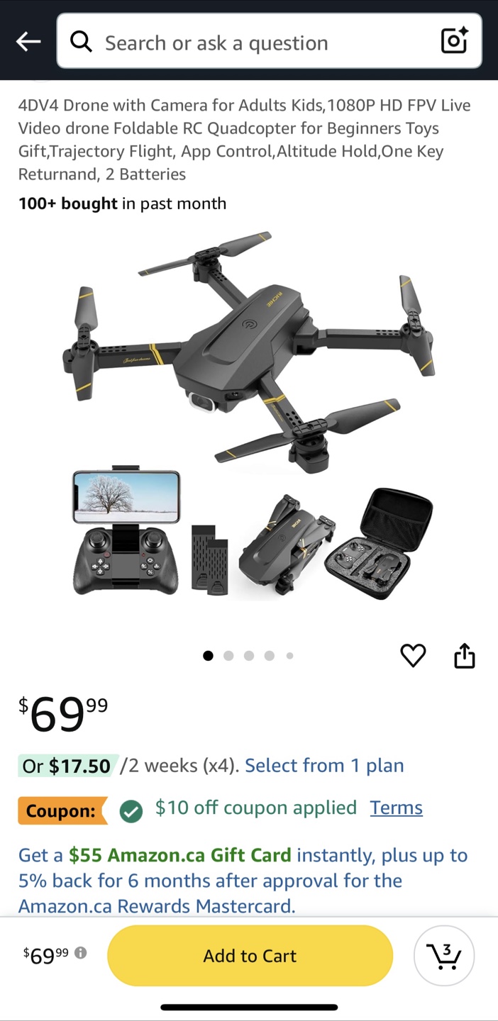 RICHIE 4D-V4 Drone with Case