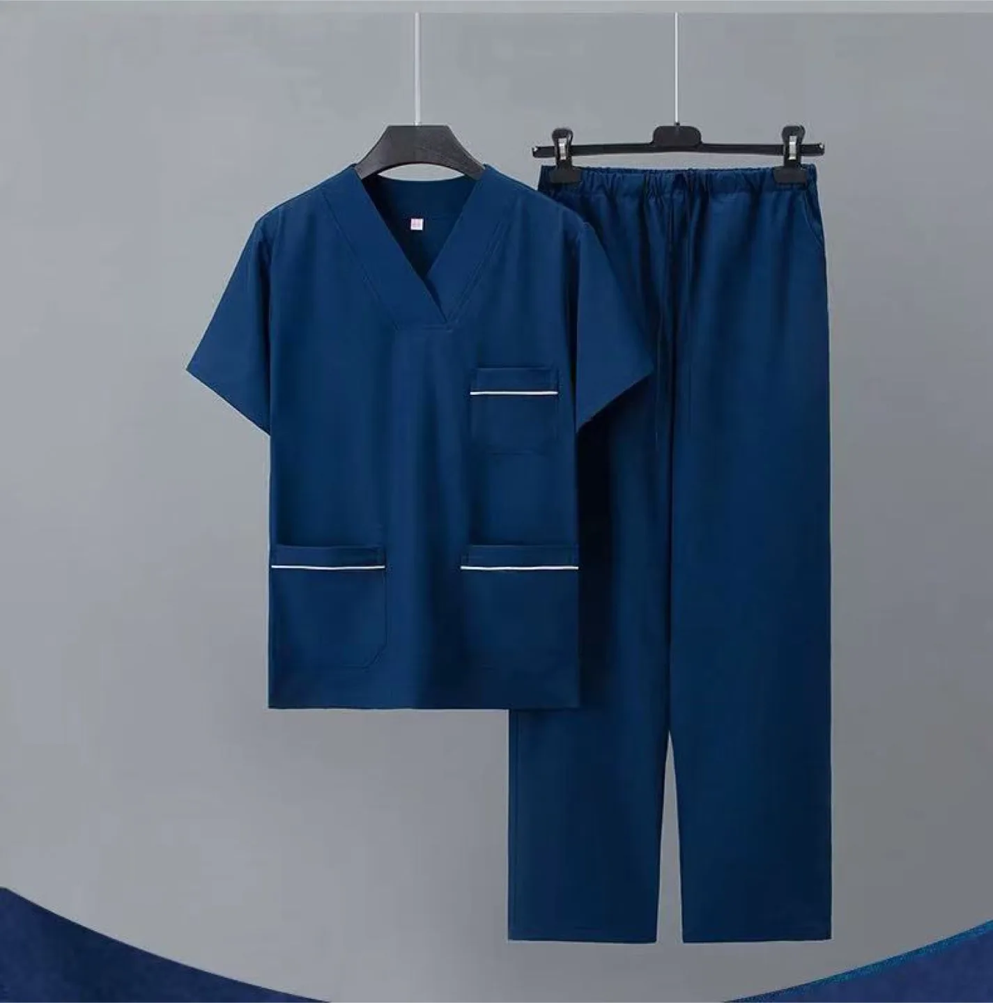 Blue Medical Scrub Set thumbnail