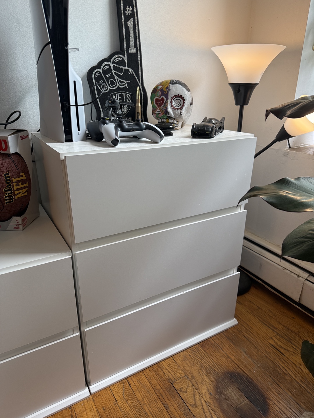 White 3-Drawer Dresser