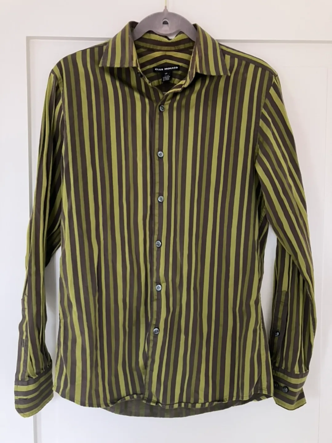 Club Monaco Striped Button Up Shirt thumbnail