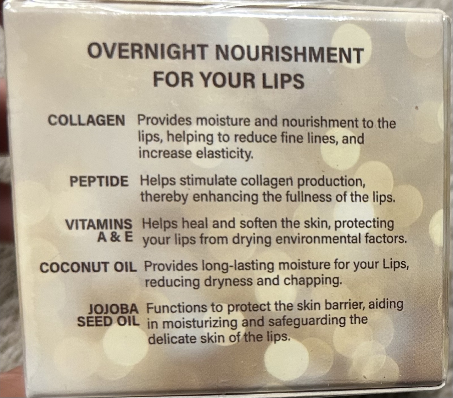 NEW Purevglow Lip Collagen Peptide Sleeping Mask, 30g - photo 2