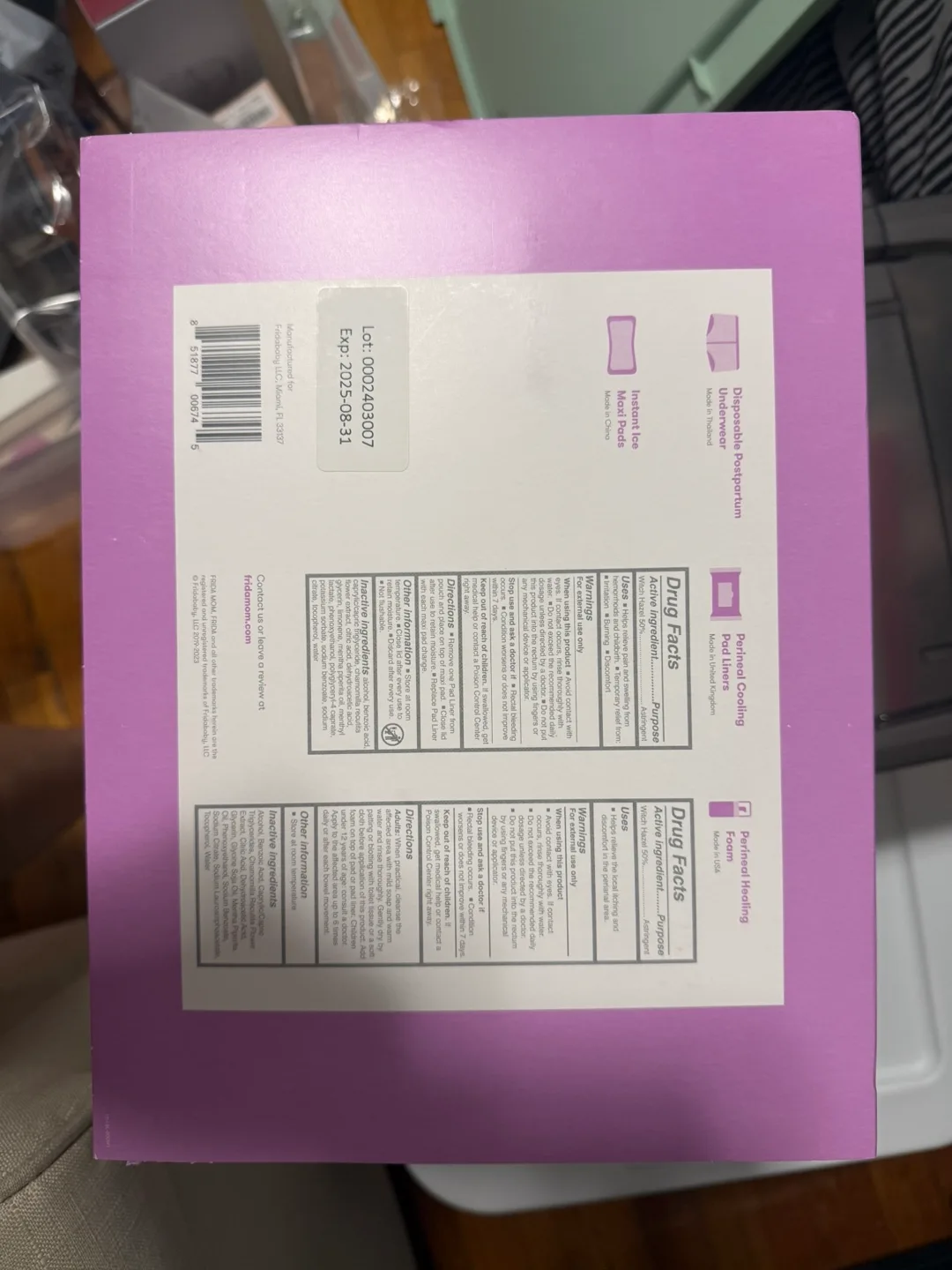 Frida Mom Postpartum Recovery Essentials Kit image indicator(2)