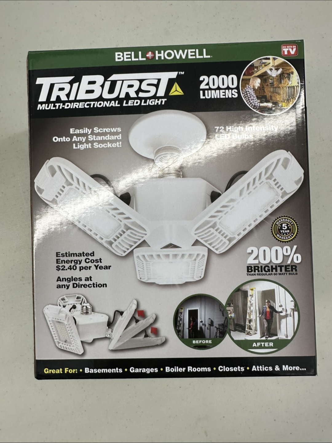 Bell + Howell TriBurst LED Light