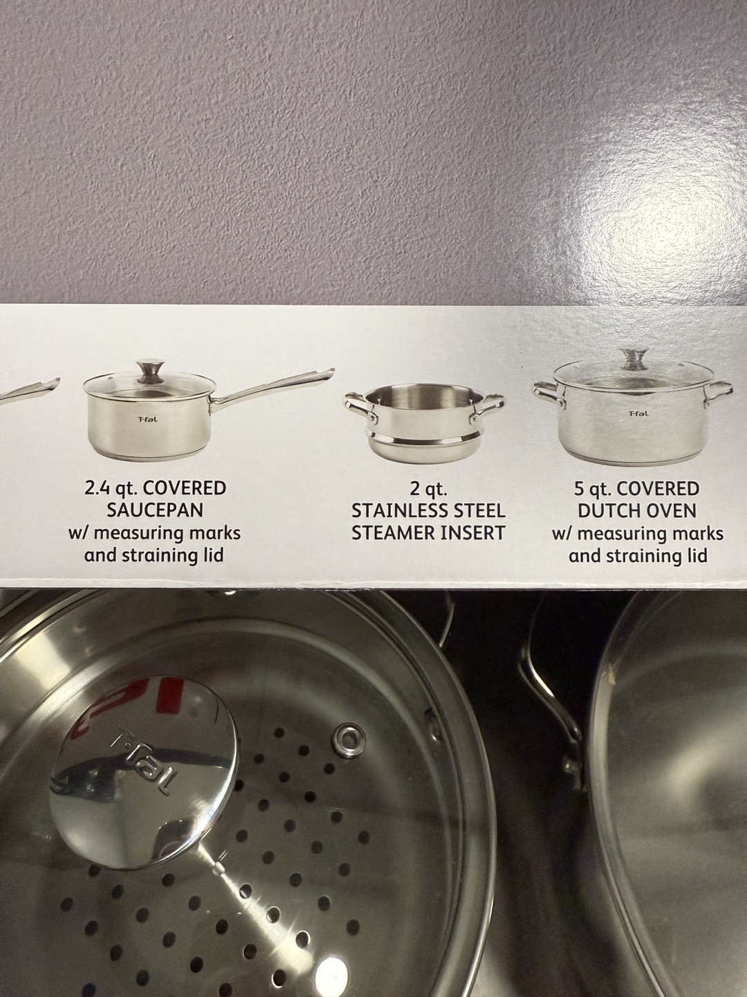 T-fal Stainless steel pots - photo 2