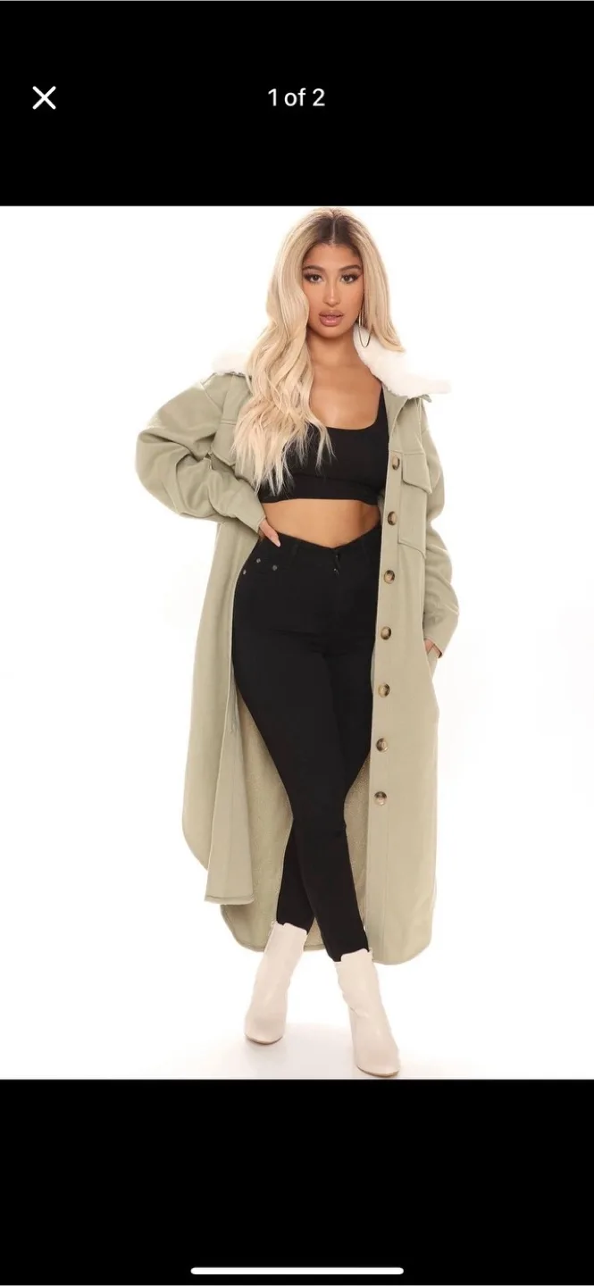 Long Coat with Collar thumbnail