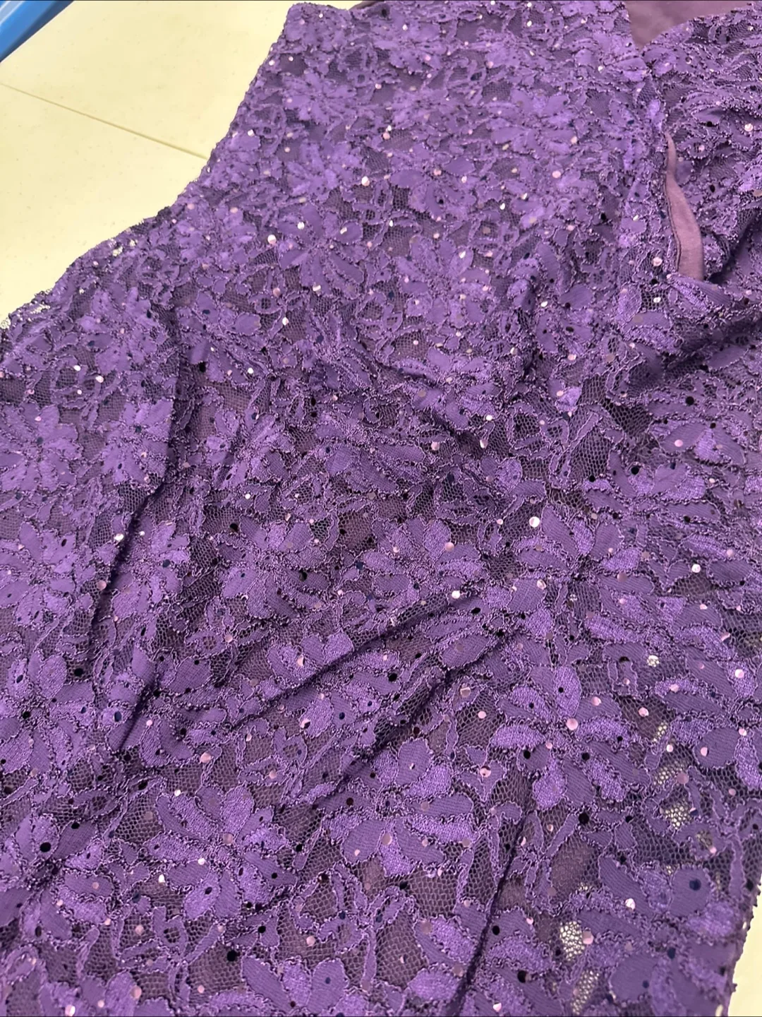 *Like new* Laura Purple Lace Dress image indicator(3)