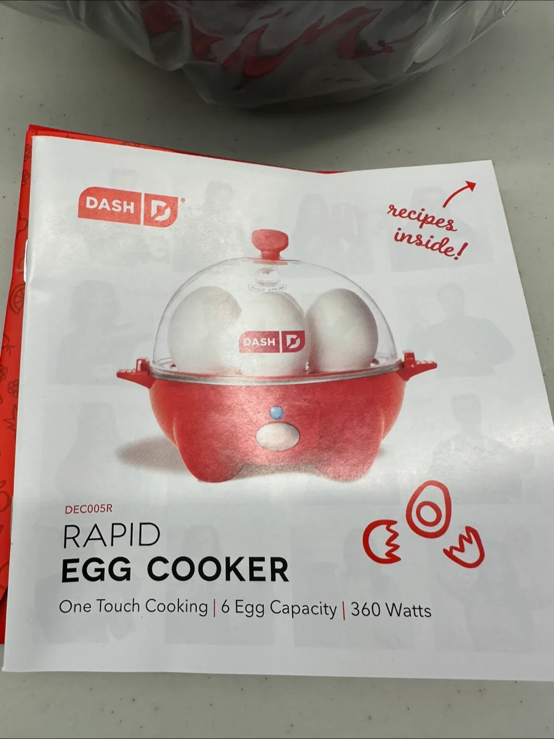 *New, never used* Dash Rapid Egg Cooker image indicator(2)