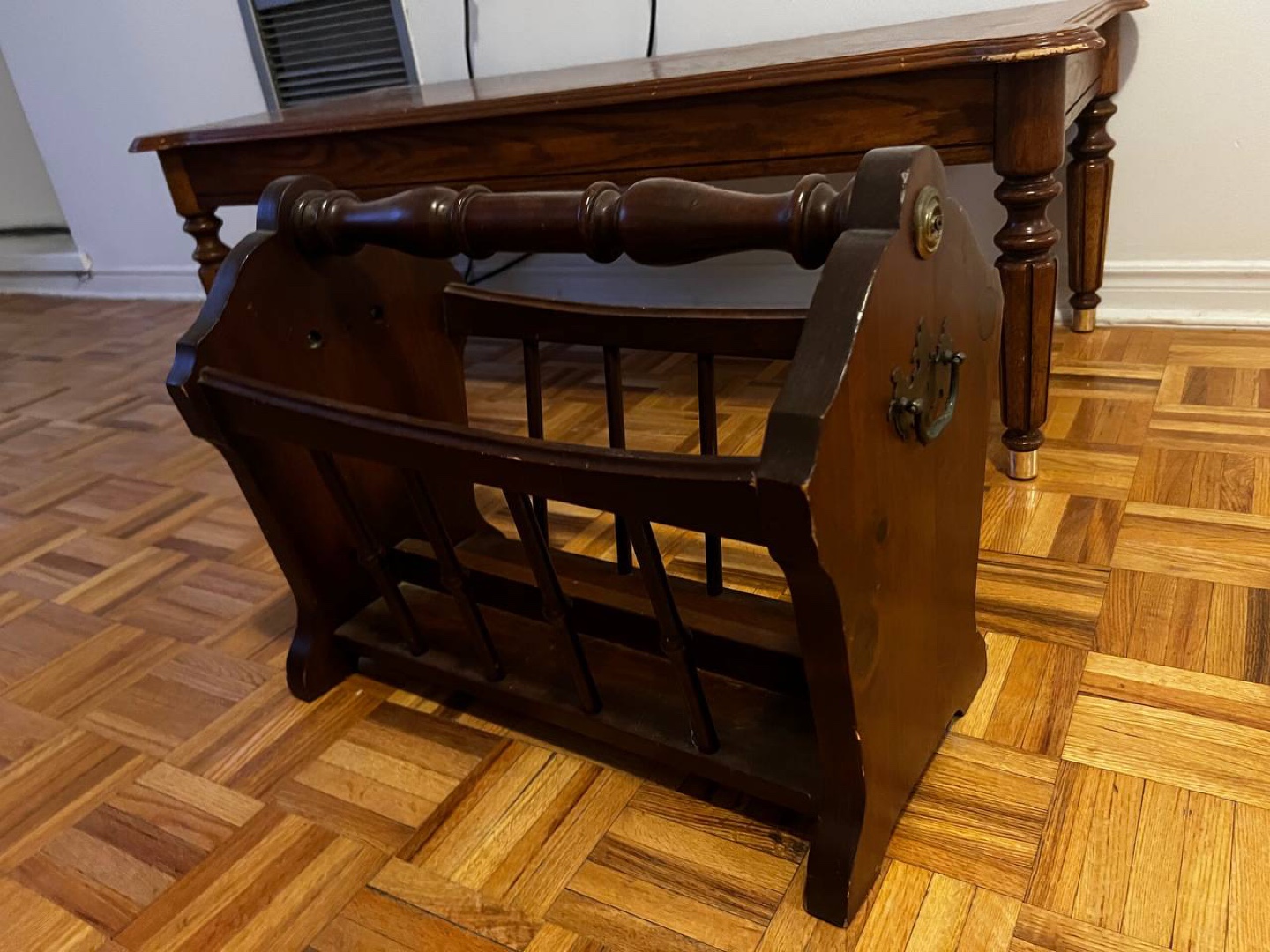 Wooden Magazine Rack