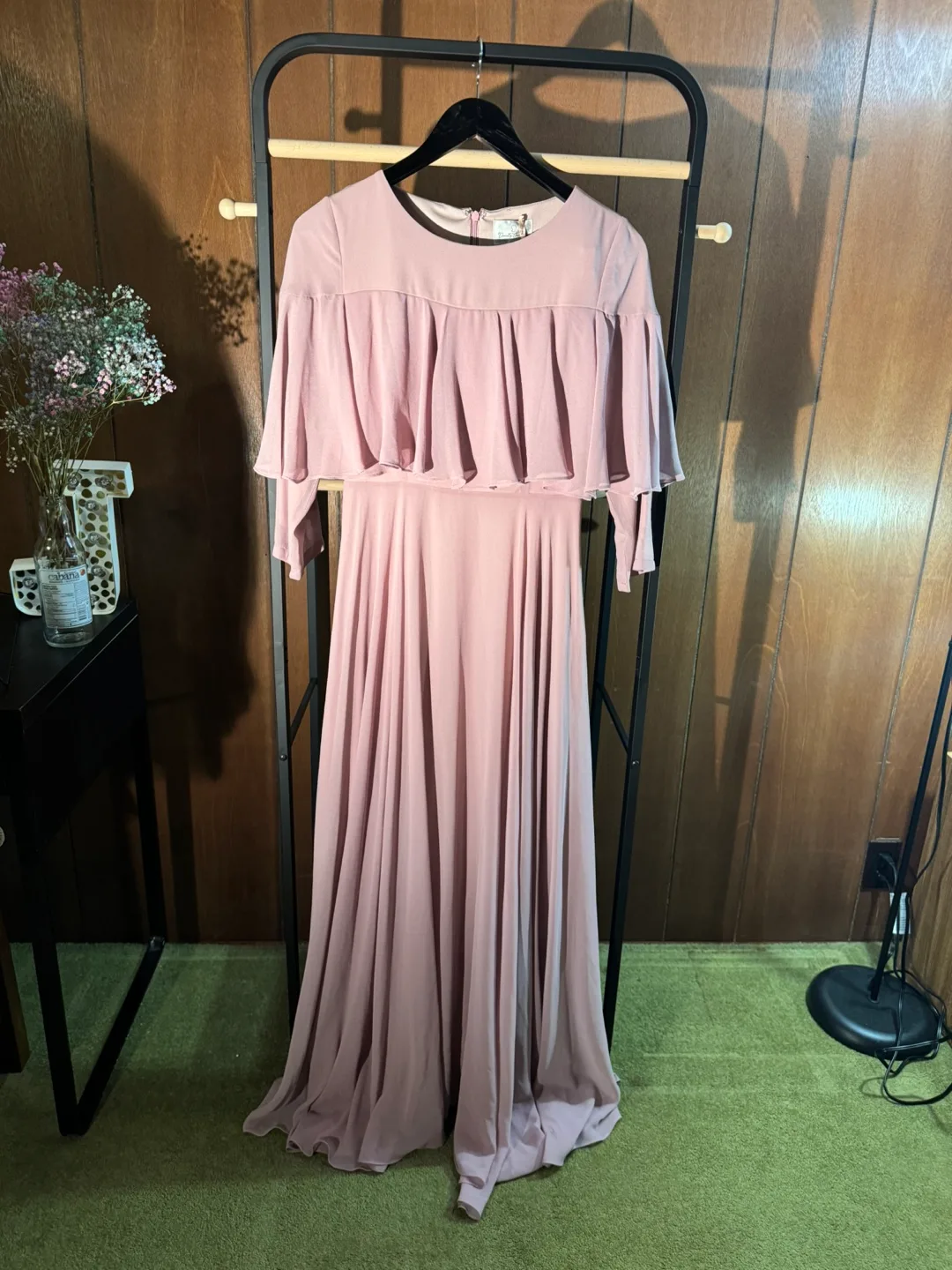 Dainty Jewells Dusty Pink Maxi Dress - XS (Brand New) thumbnail