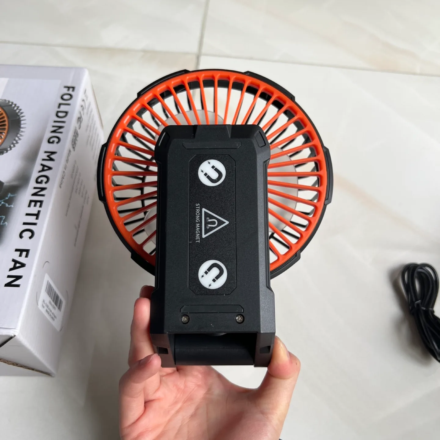 Folding Magnetic Fan image indicator(5)