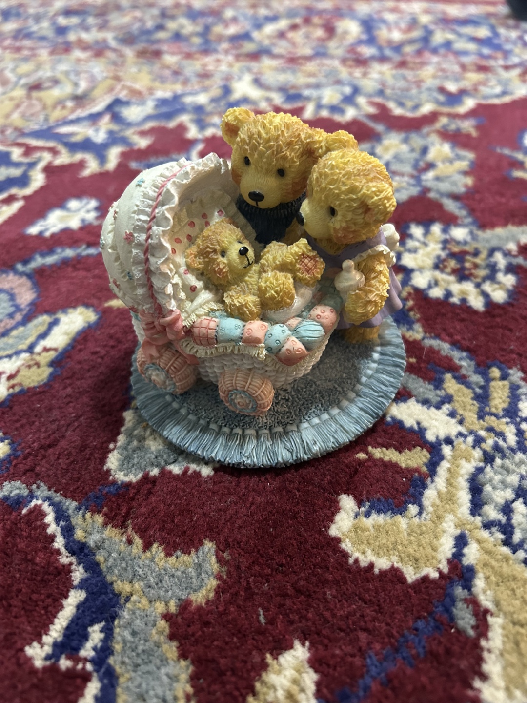 Teddy Bear Figurine 🧡