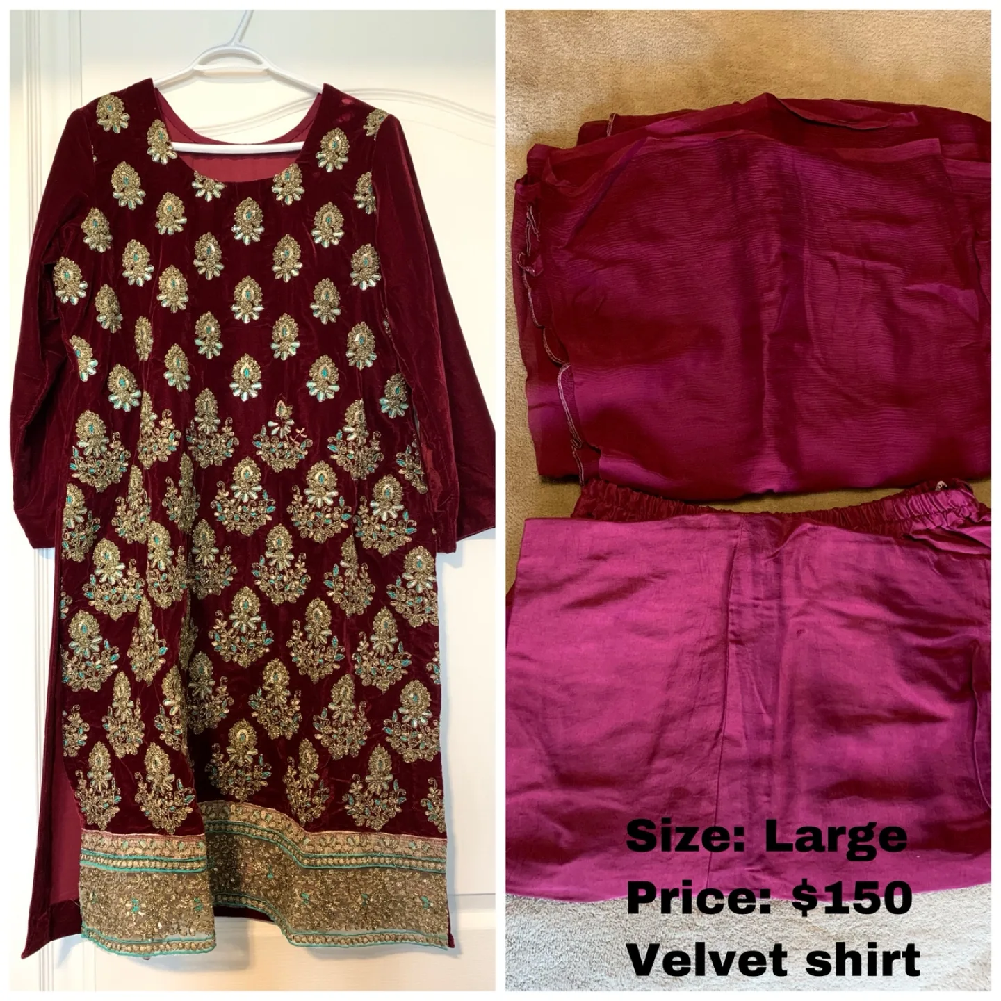 Embroidered Kurti Sets - Large image indicator(8)