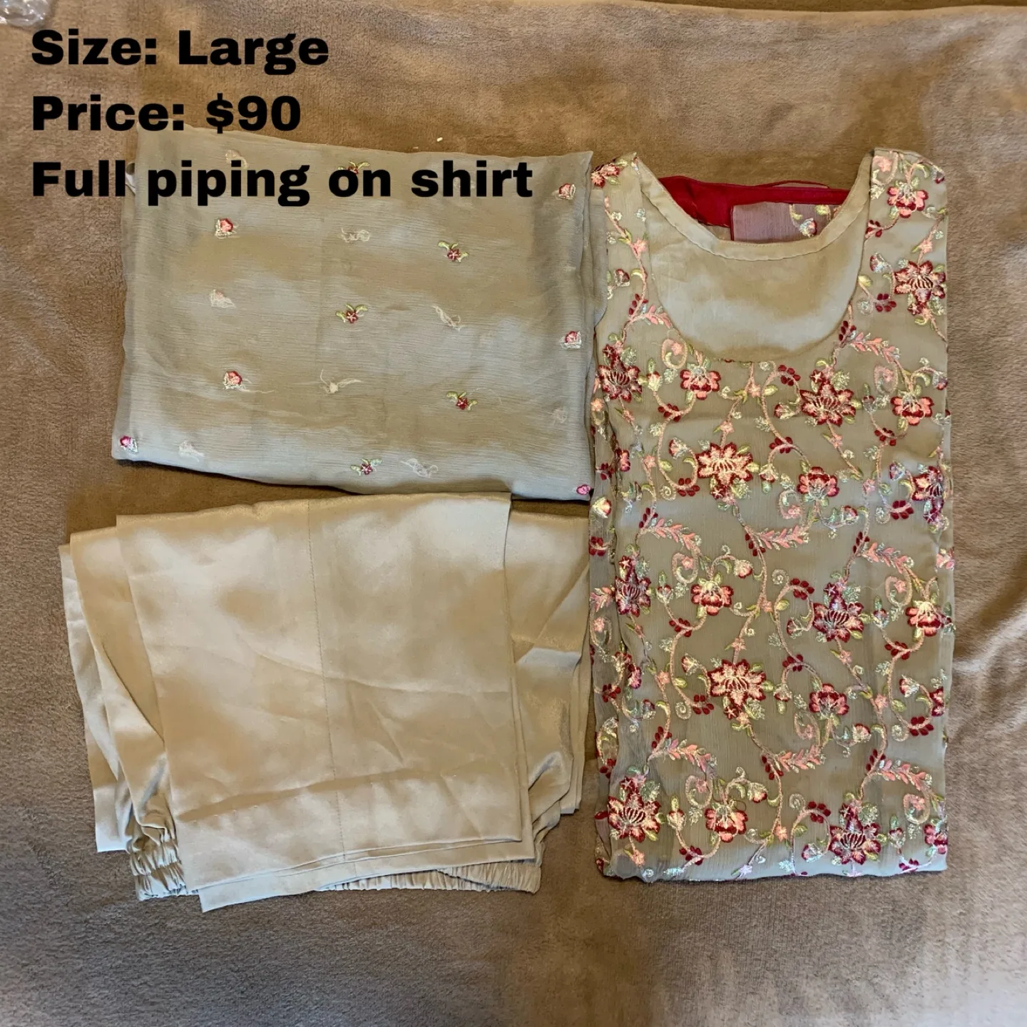 Embroidered Kurti Sets - Large image indicator(9)