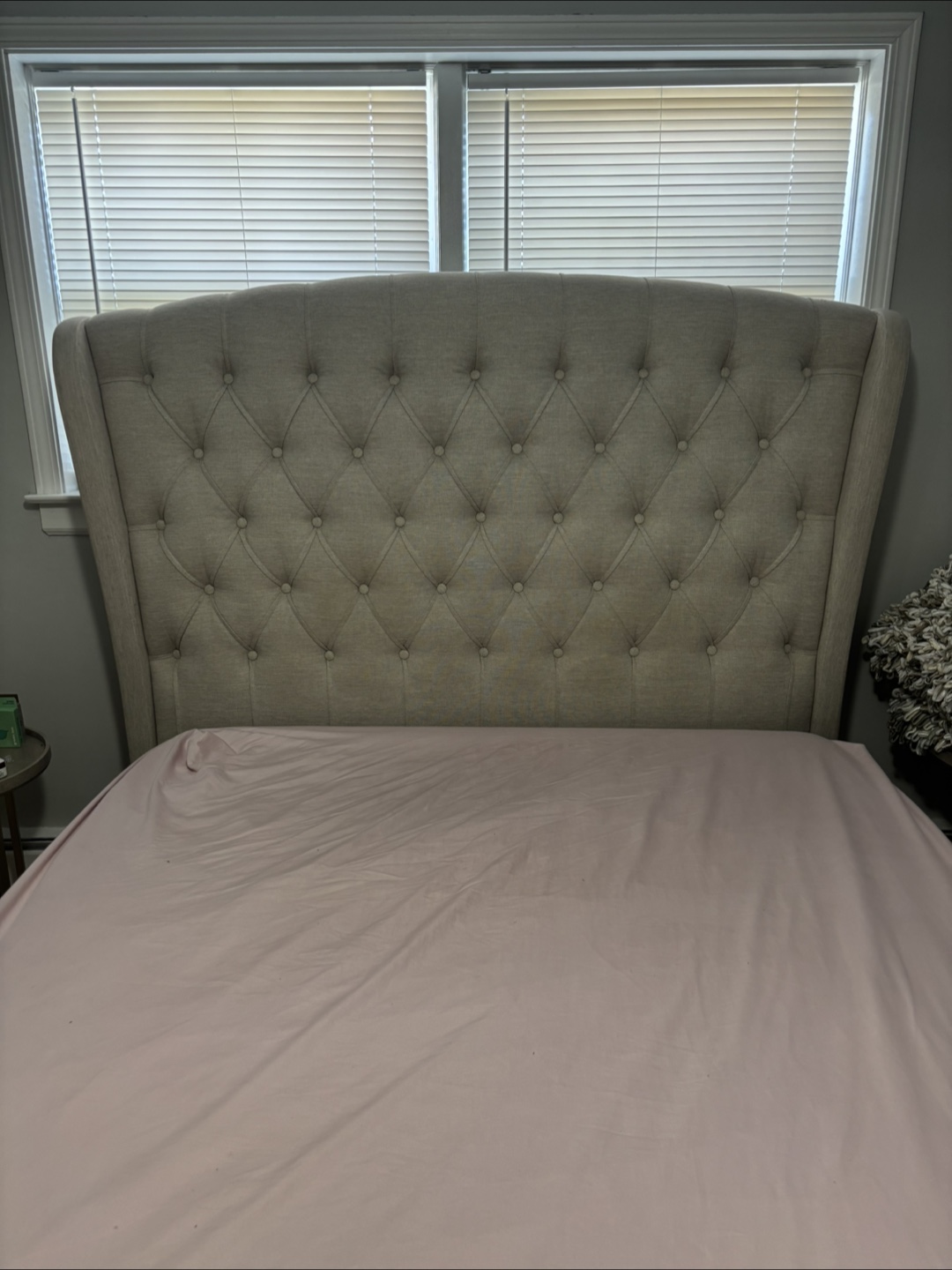 Tufted Headboard and Bed Frame